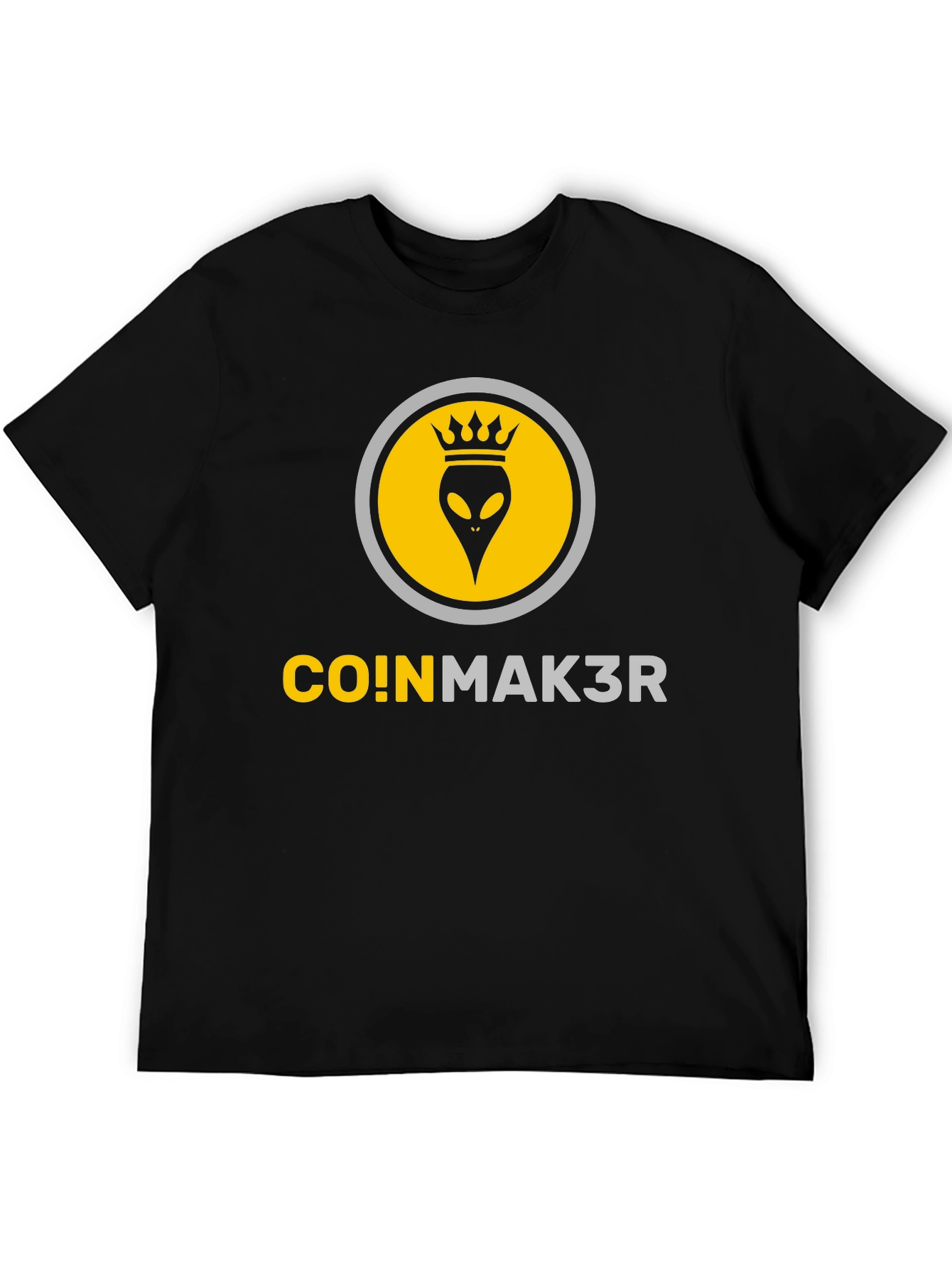 CO!NMAK3R T-Shirt - Alien Crown Design