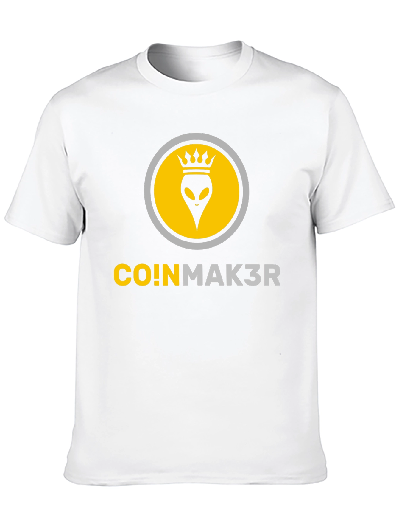 CO!NMAK3R T-Shirt - Alien Crown Design