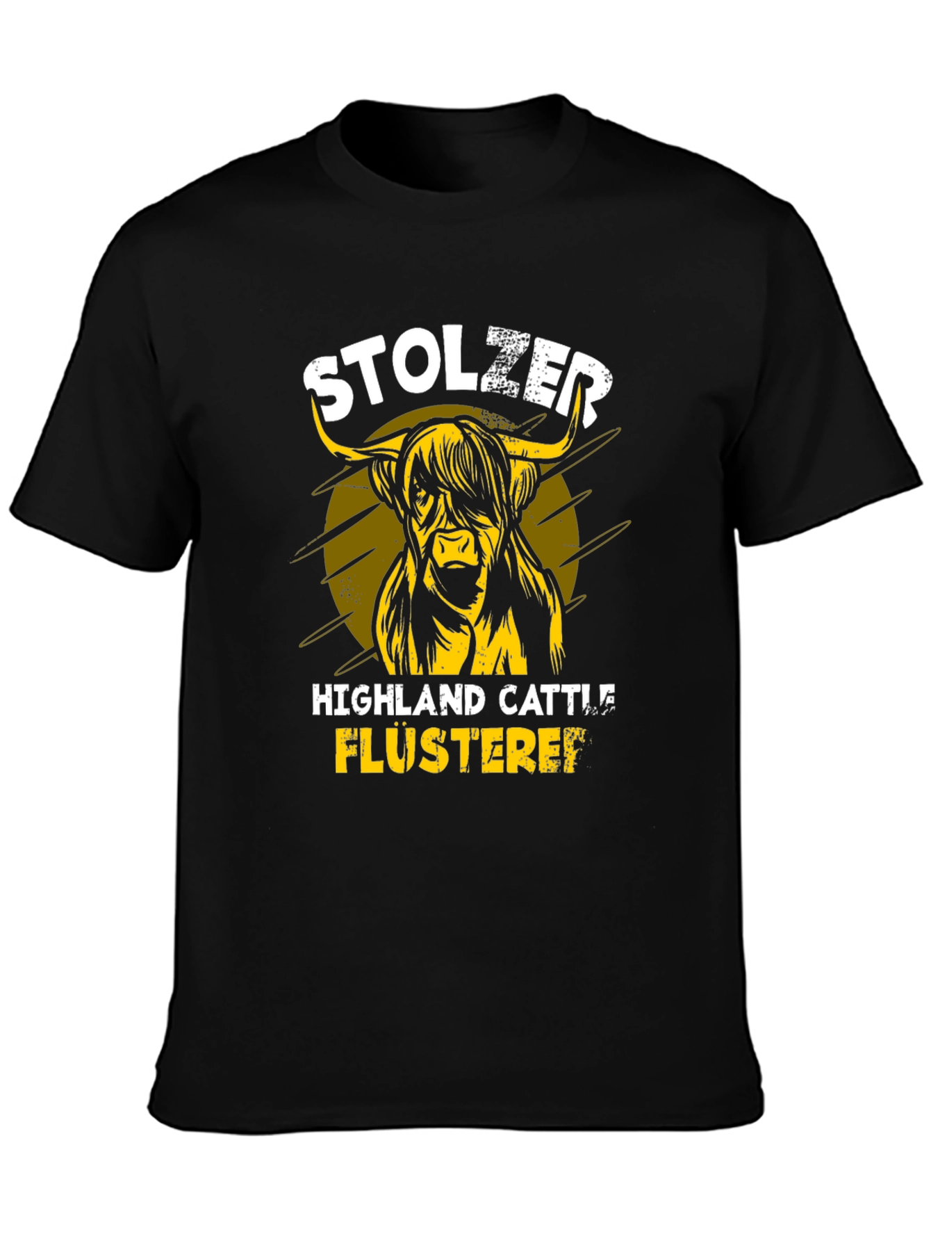 Highland Cattle T-Shirt - Stolzer Flusterei