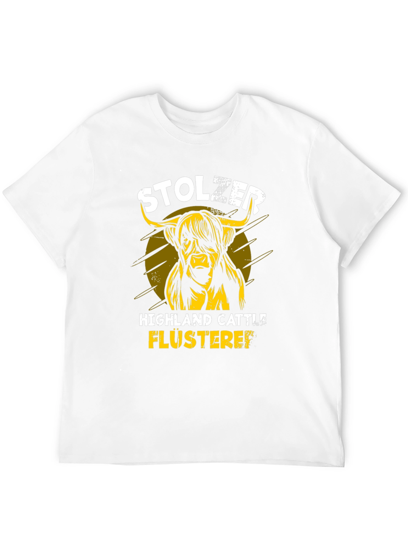 Highland Cattle T-Shirt - Stolzer Flusterei