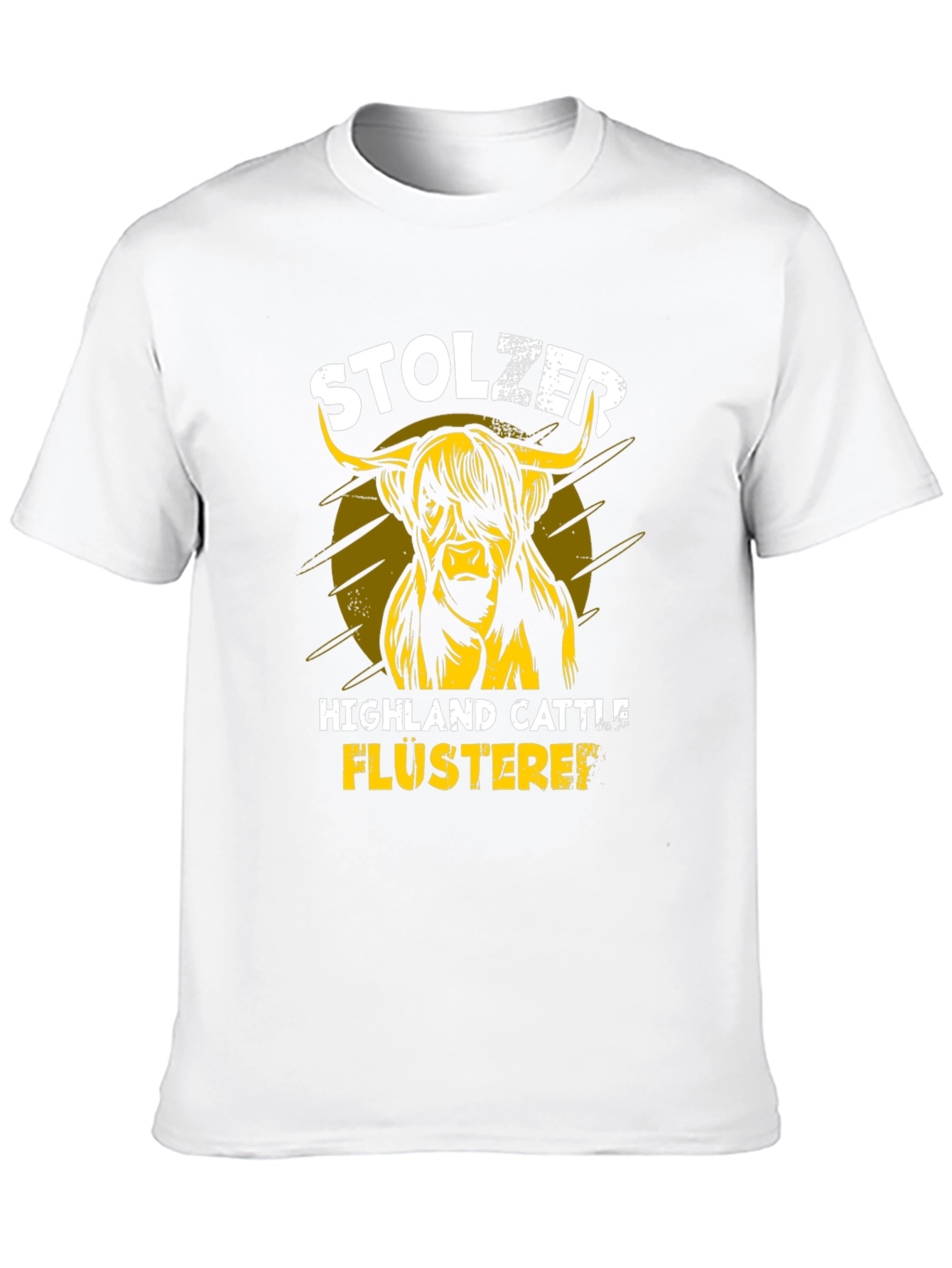 Highland Cattle T-Shirt - Stolzer Flusterei