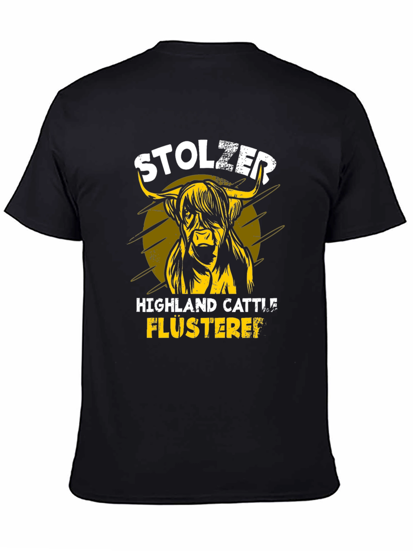 Highland Cattle T-Shirt - Stolzer Flusterei