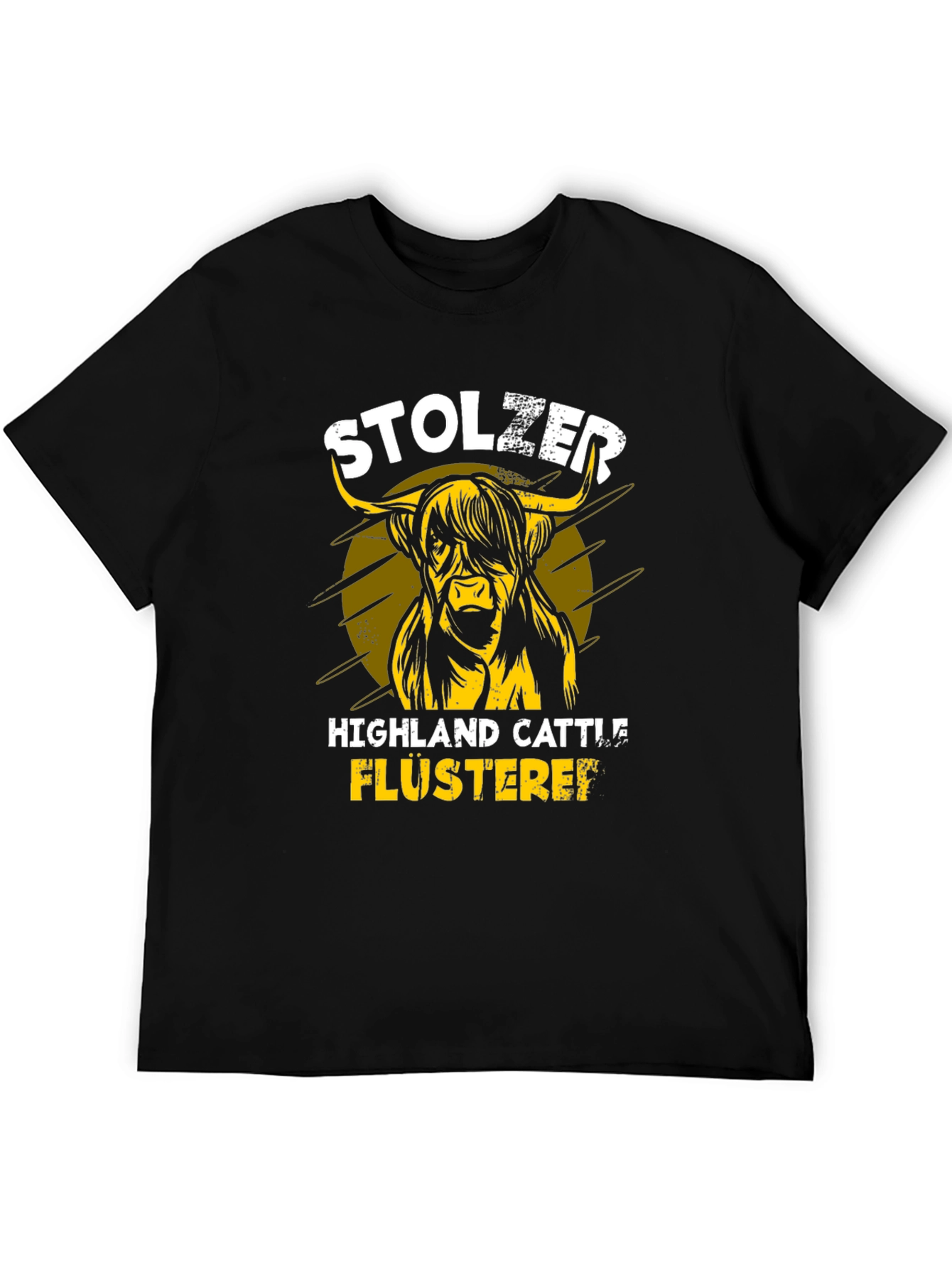 Highland Cattle T-Shirt - Stolzer Flusterei