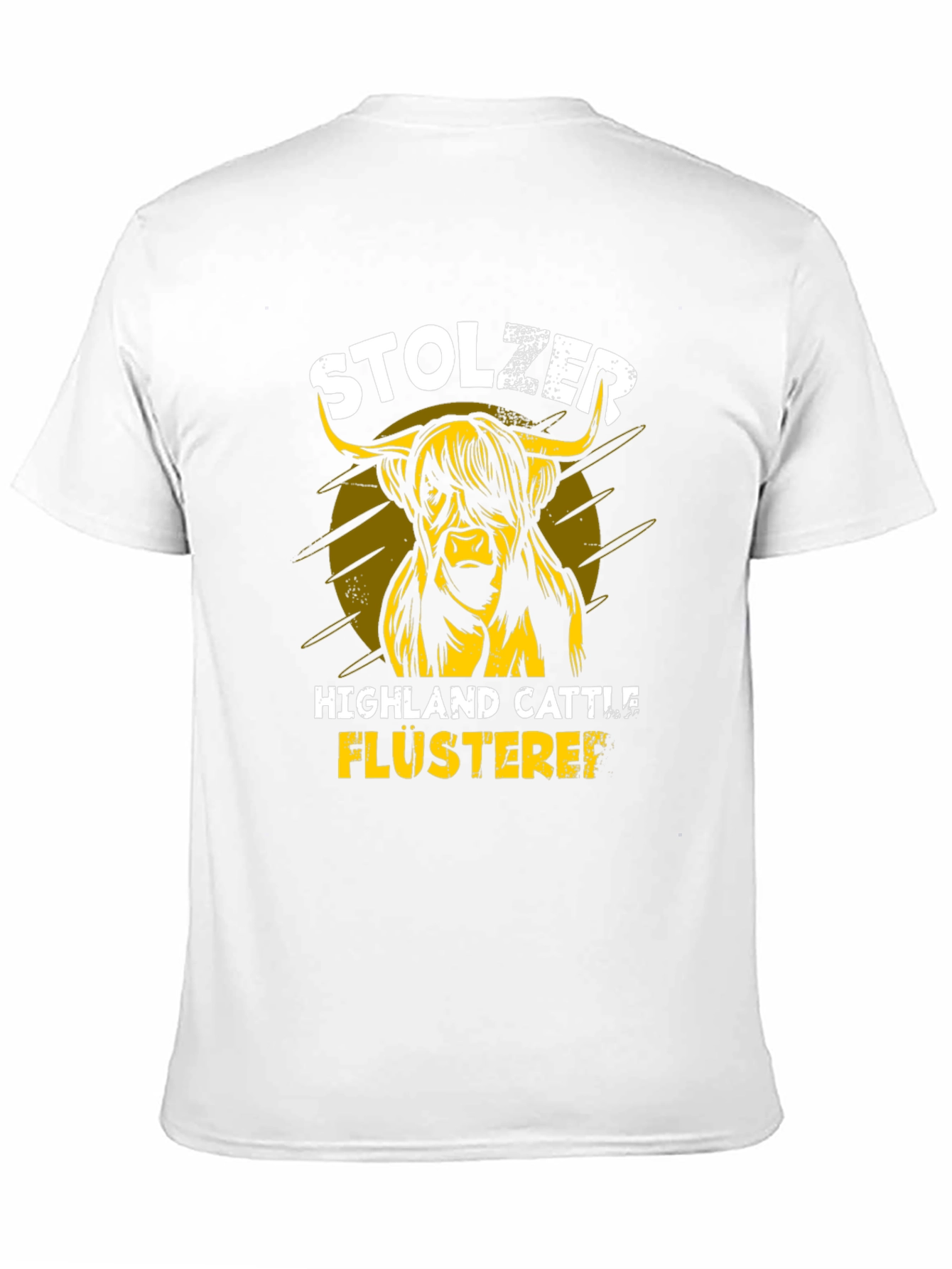 Highland Cattle T-Shirt - Stolzer Flusterei