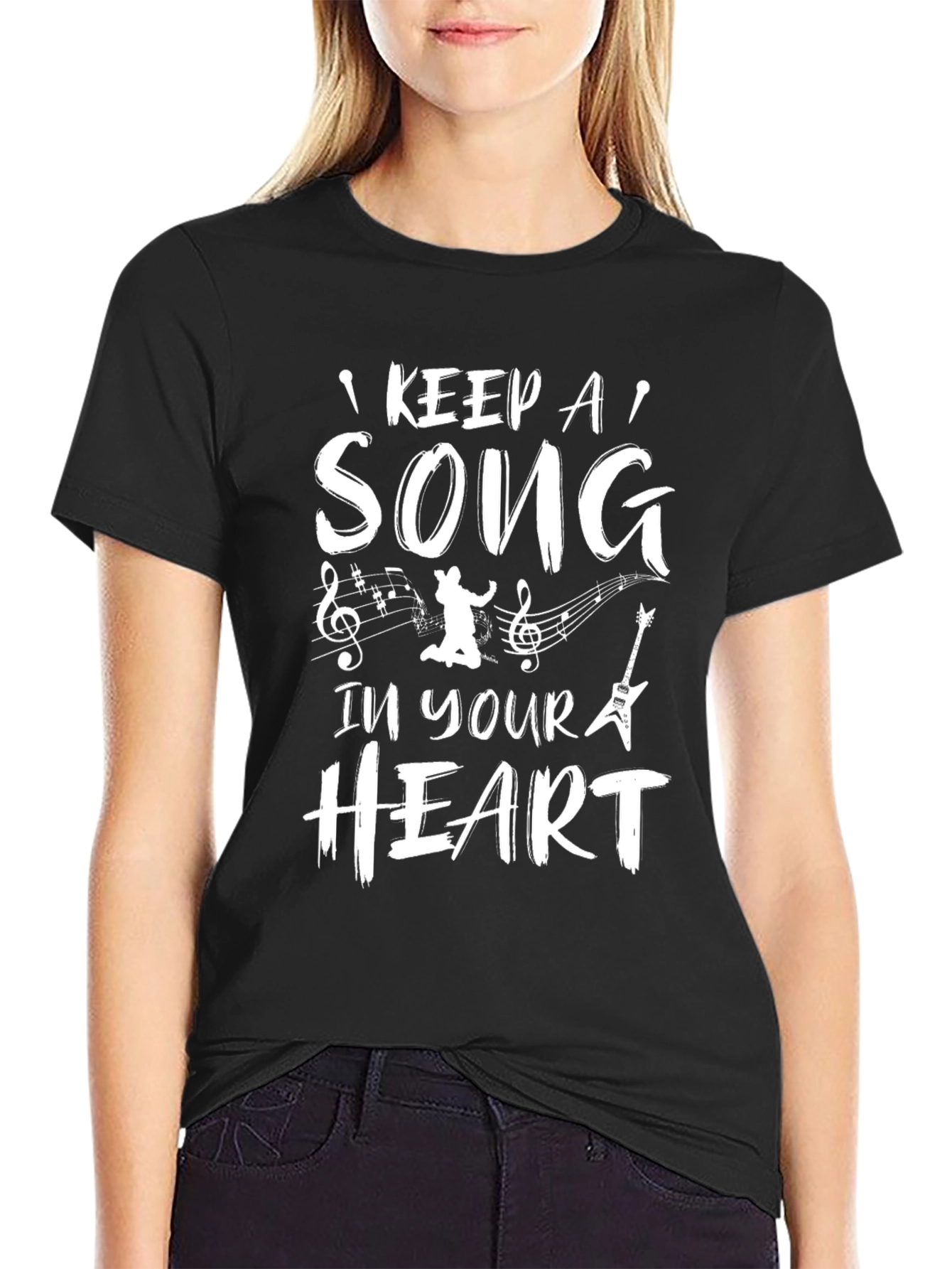 Keep A Song In Your Heart Graphic T-Shirt