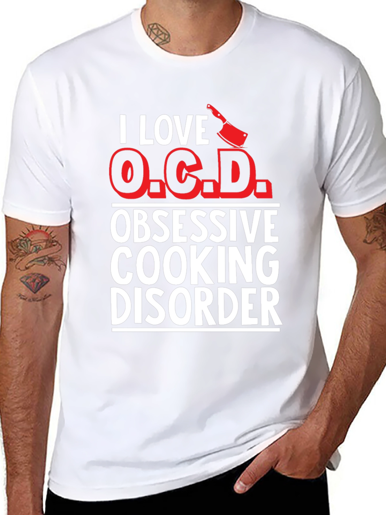 I Love O.C.D. Obsessive Cooking Disorder T-Shirt