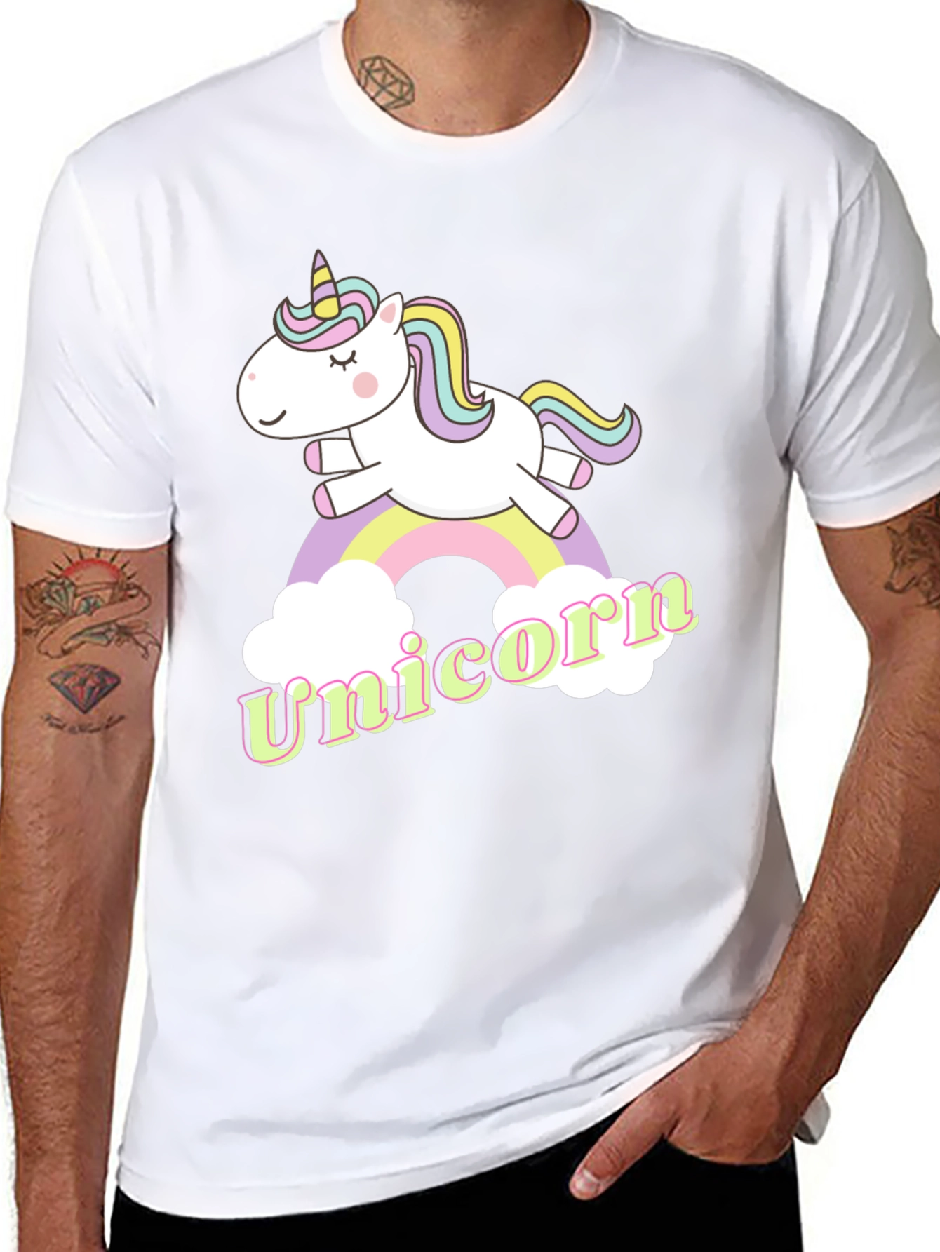Unicorn Rainbow Graphic Tee