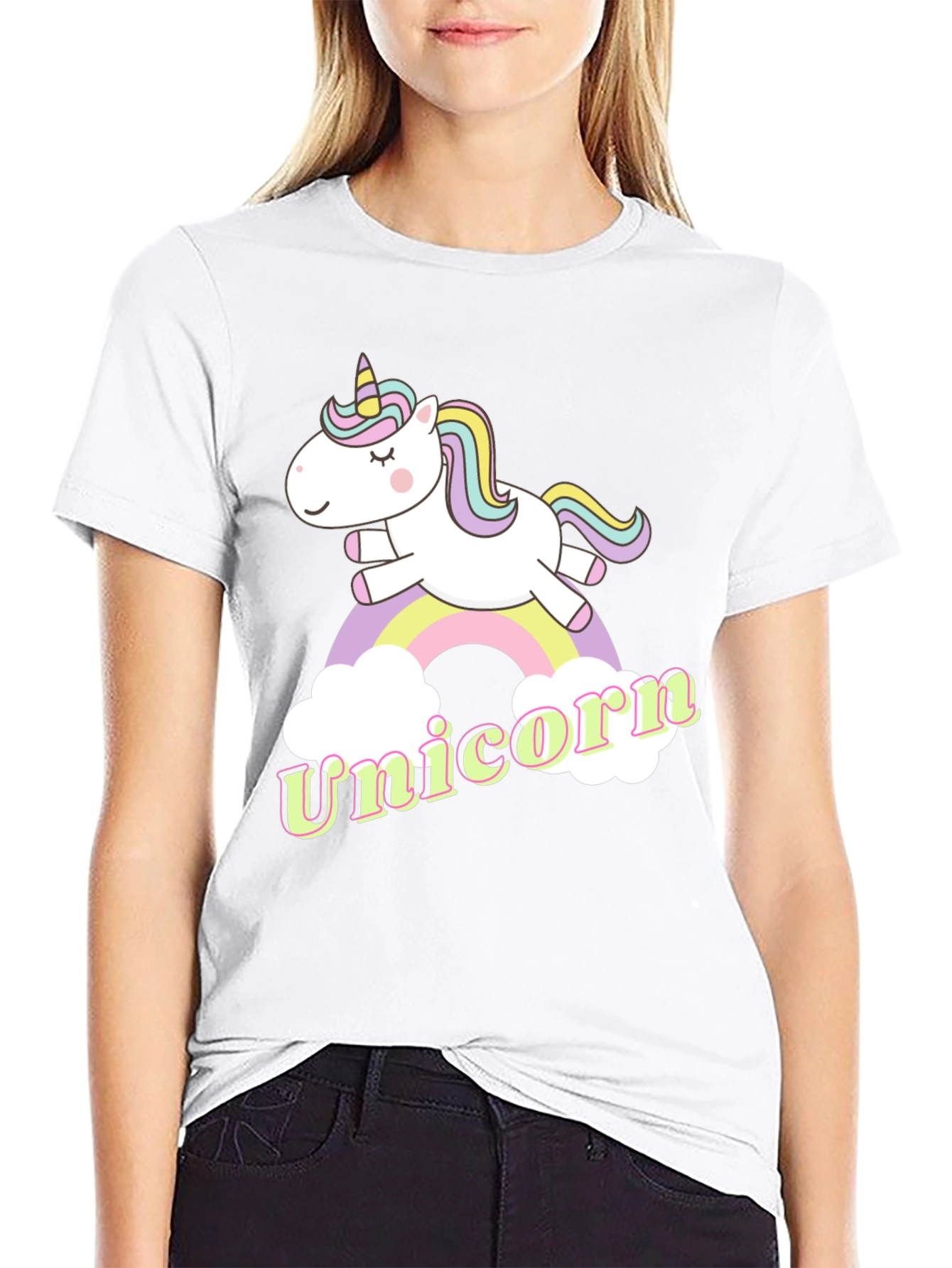 Unicorn Rainbow Graphic Tee