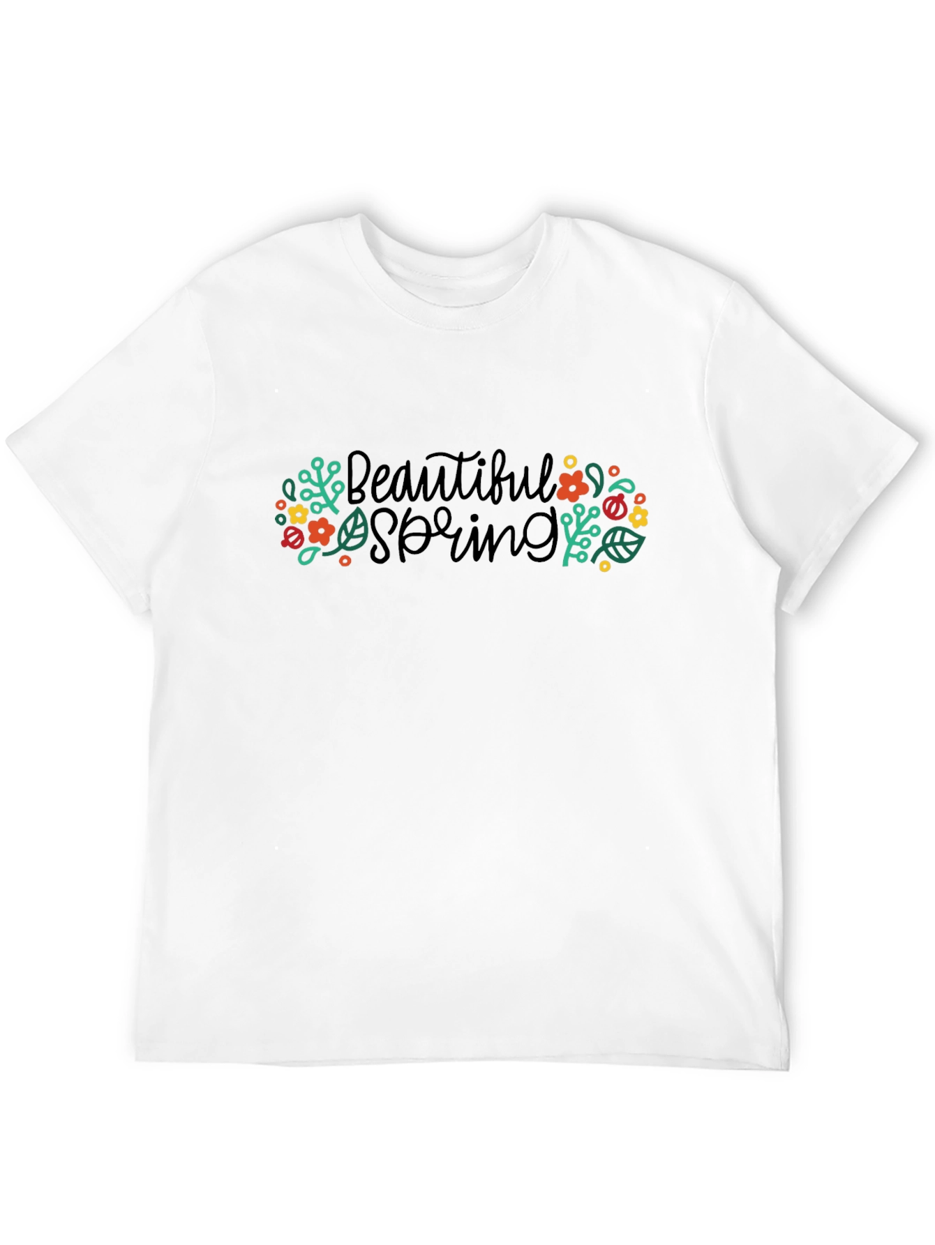 Beautiful Spring Black T-Shirt