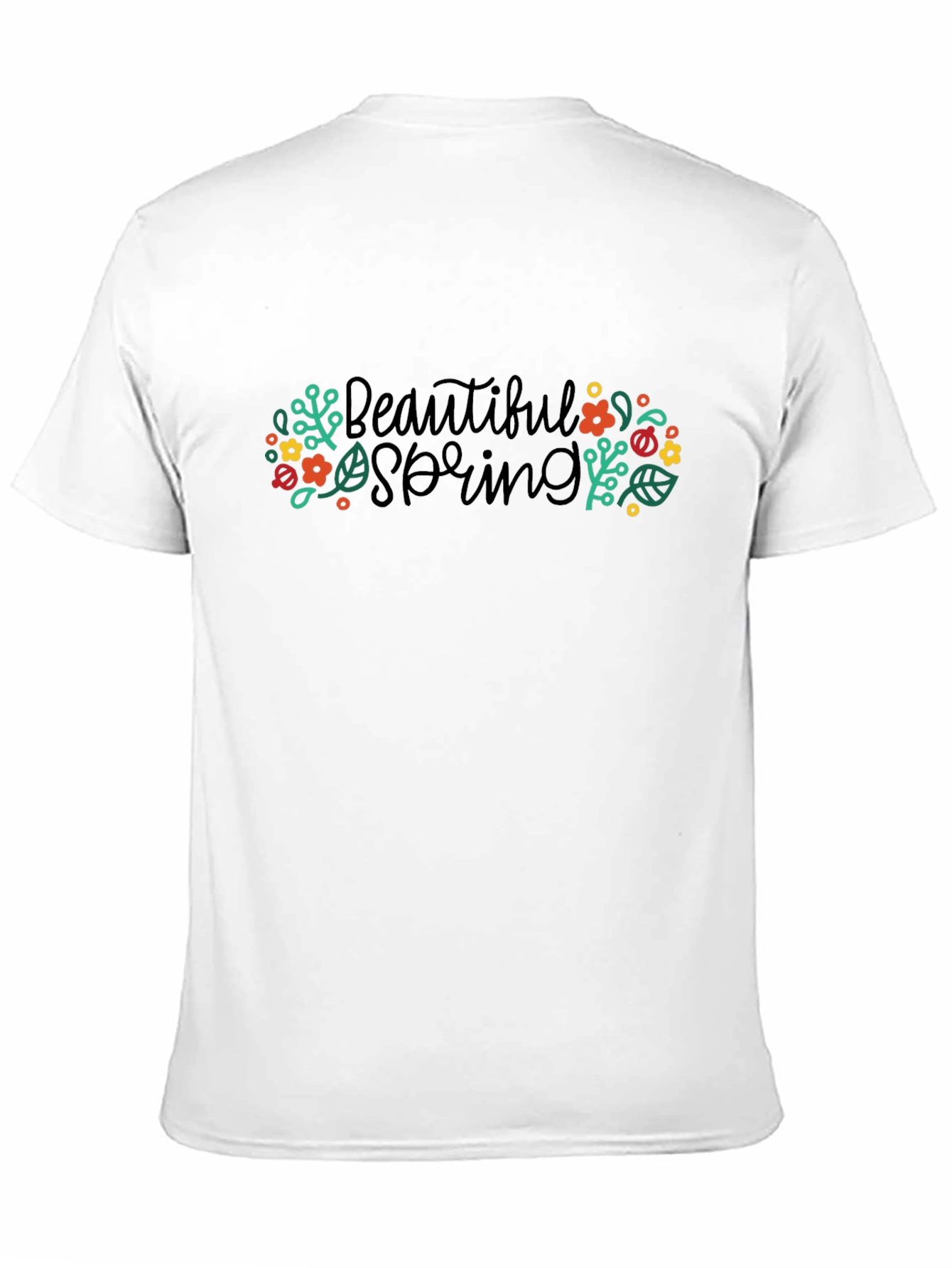Beautiful Spring Black T-Shirt