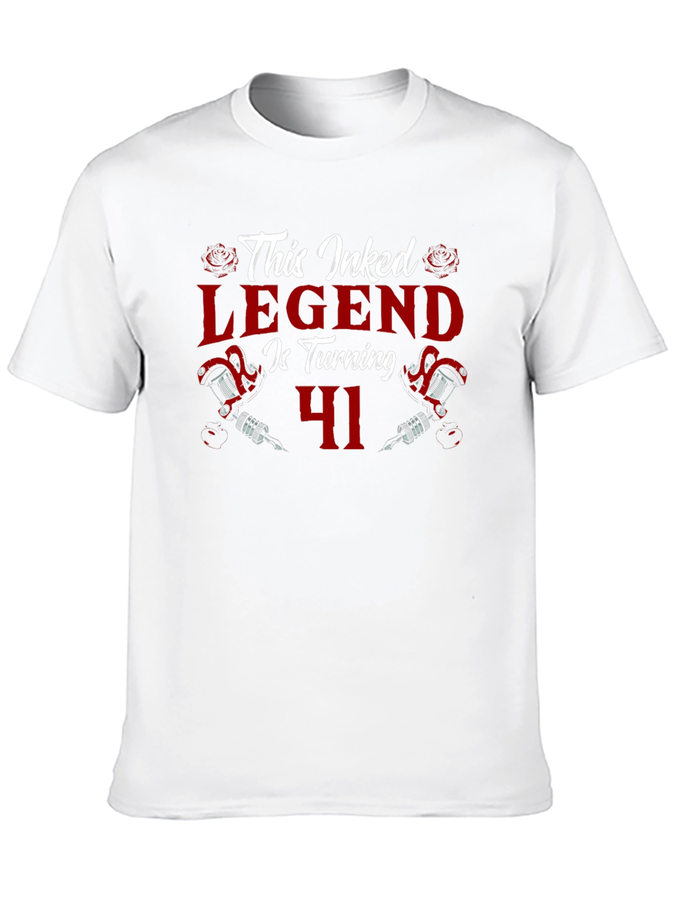 Inked Legend 41st Birthday Black T-Shirt