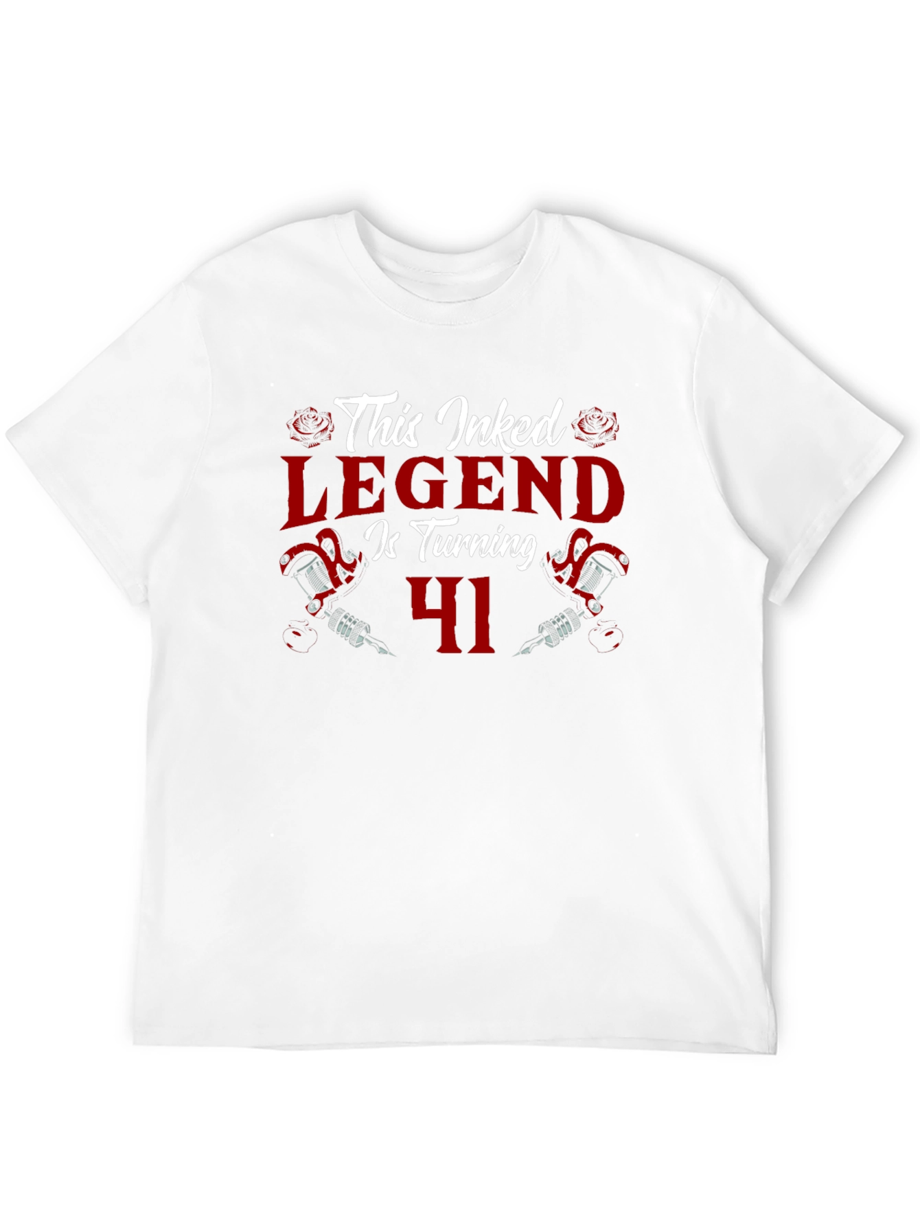 Inked Legend 41st Birthday Black T-Shirt