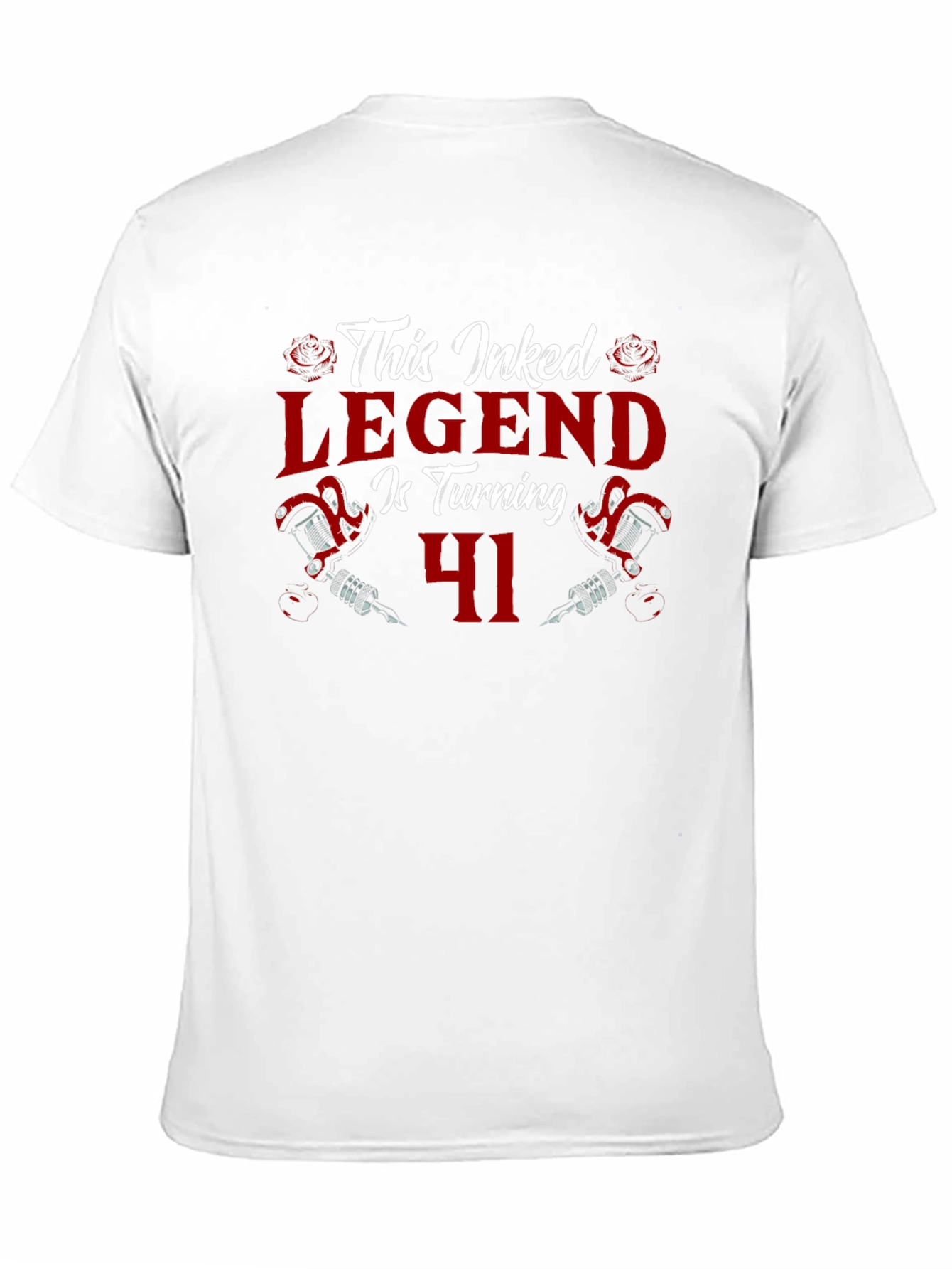 Inked Legend 41st Birthday Black T-Shirt