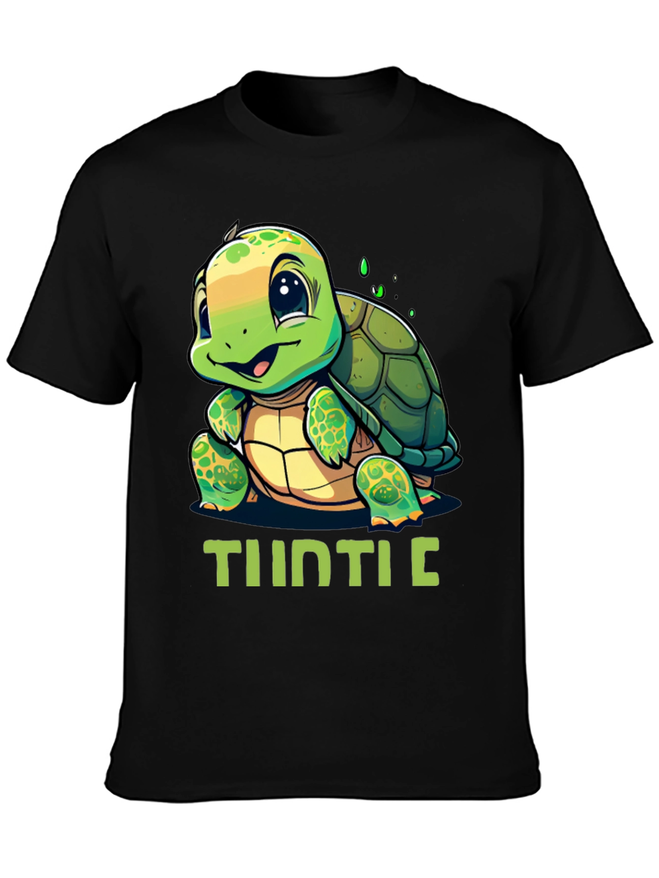 Cute Turtle Graphic T-Shirt