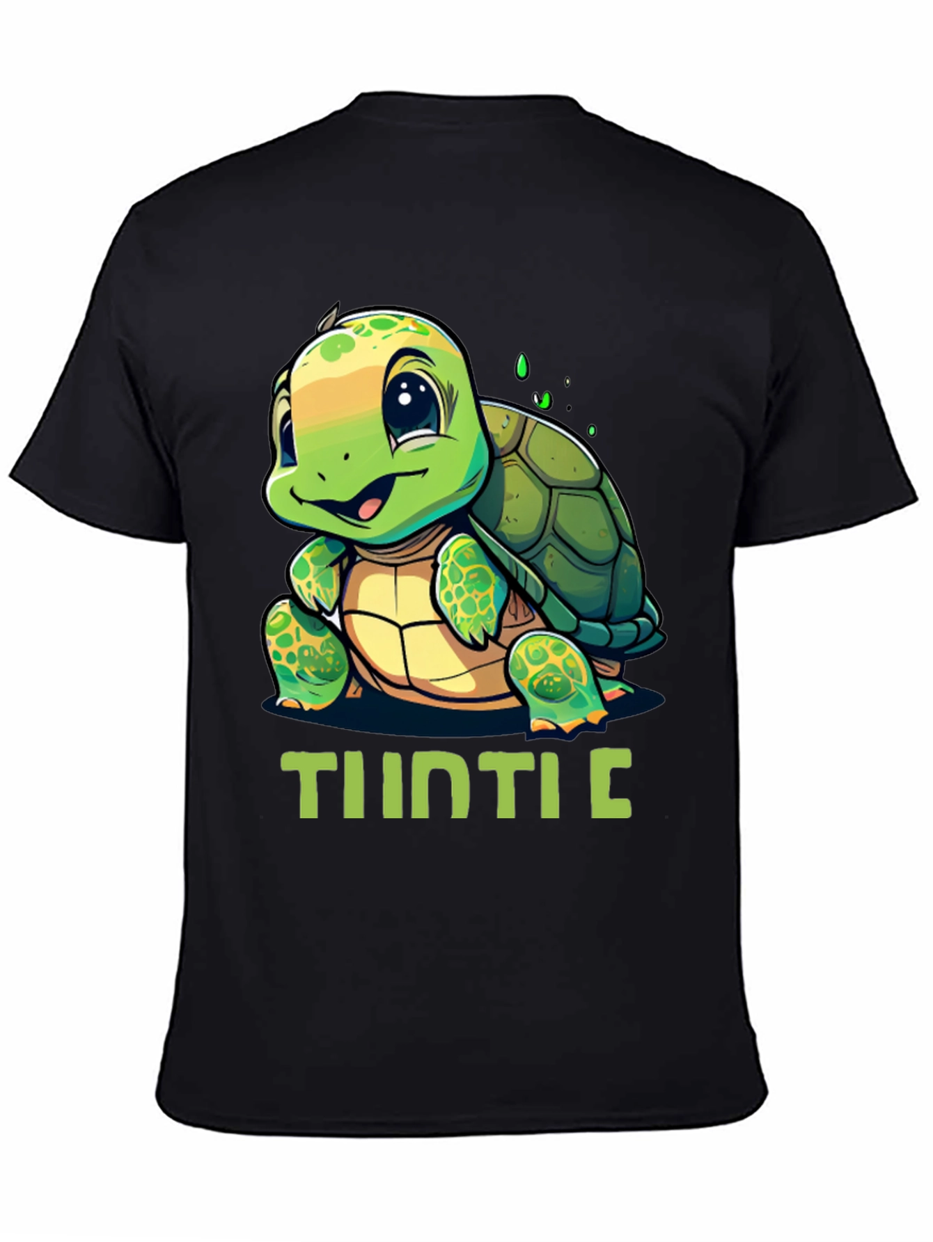 Cute Turtle Graphic T-Shirt