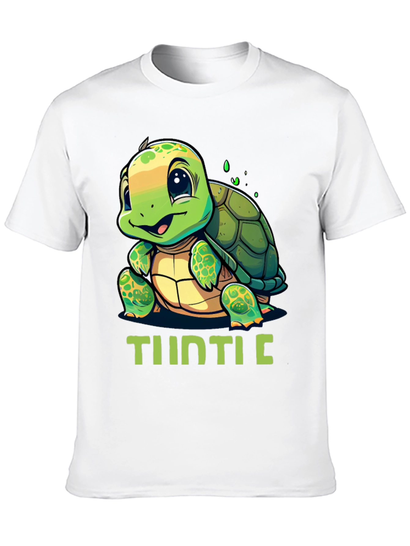 Cute Turtle Graphic T-Shirt