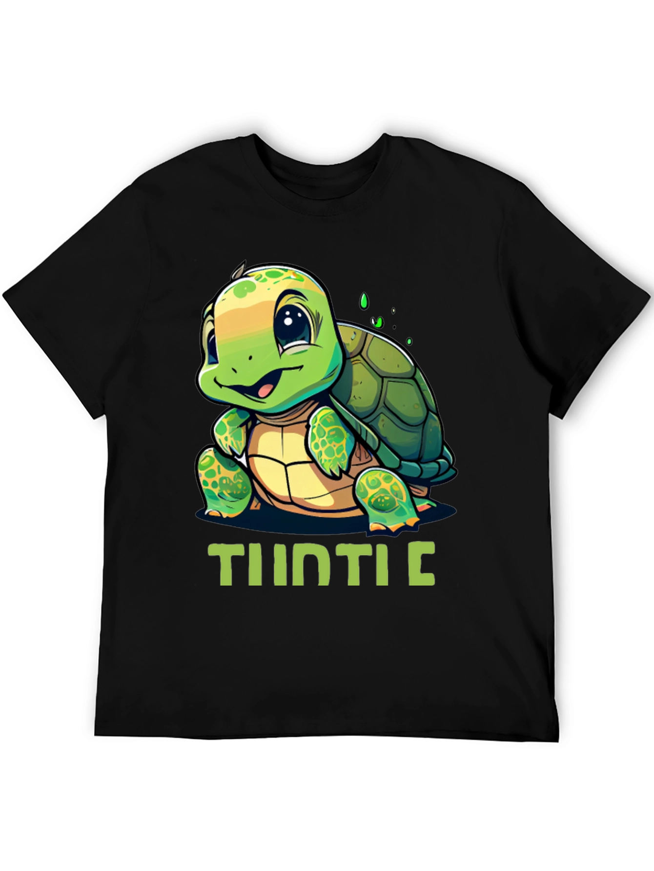 Cute Turtle Graphic T-Shirt