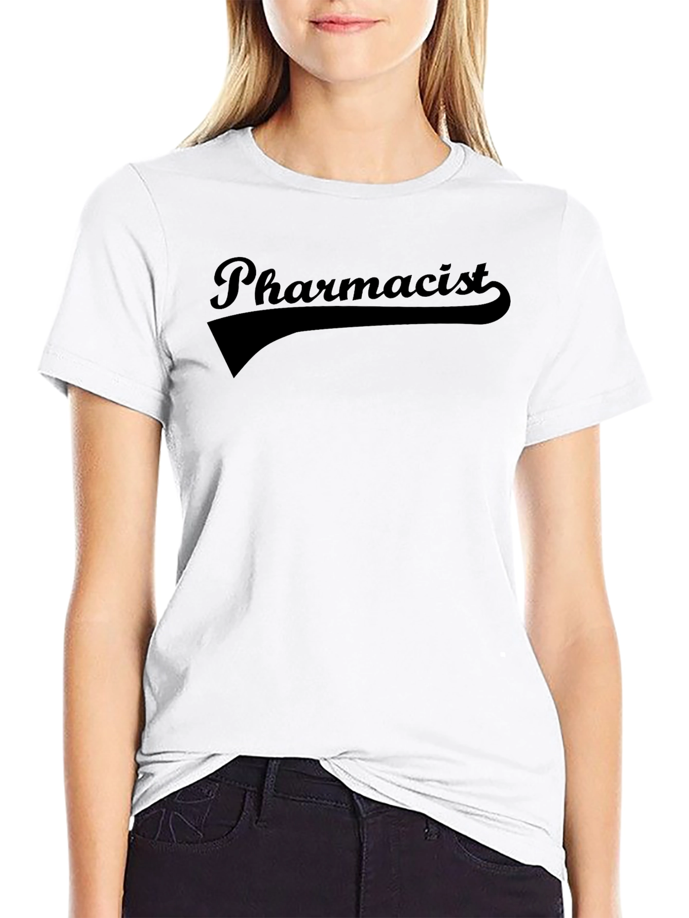 Pharmacist Black T-Shirt - Retro Style