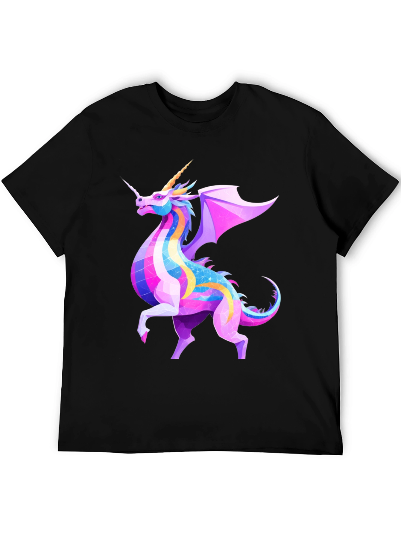 Fantasy Dragon Unicorn Graphic Tee