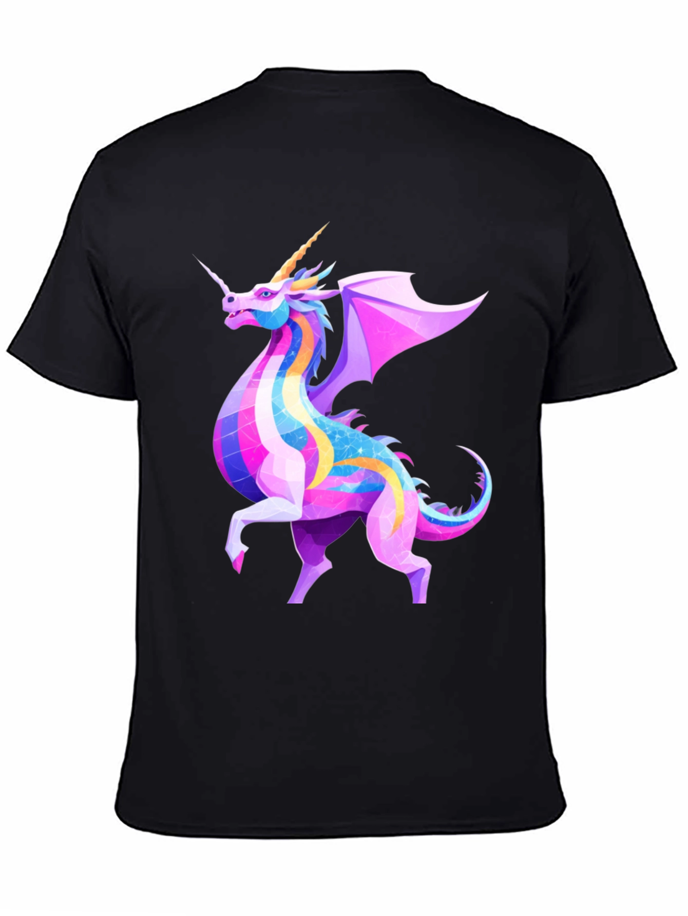 Fantasy Dragon Unicorn Graphic Tee