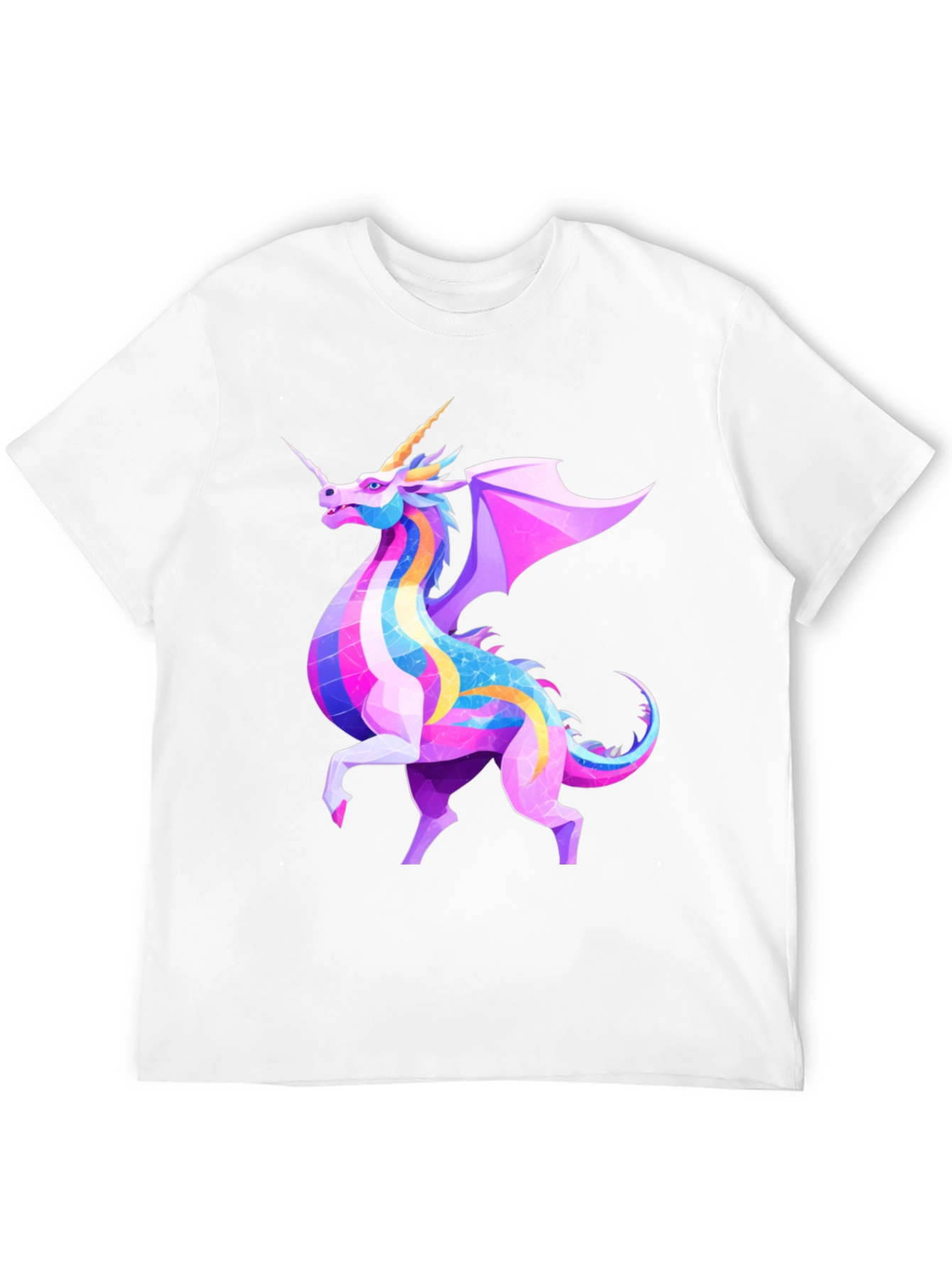 Fantasy Dragon Unicorn Graphic Tee