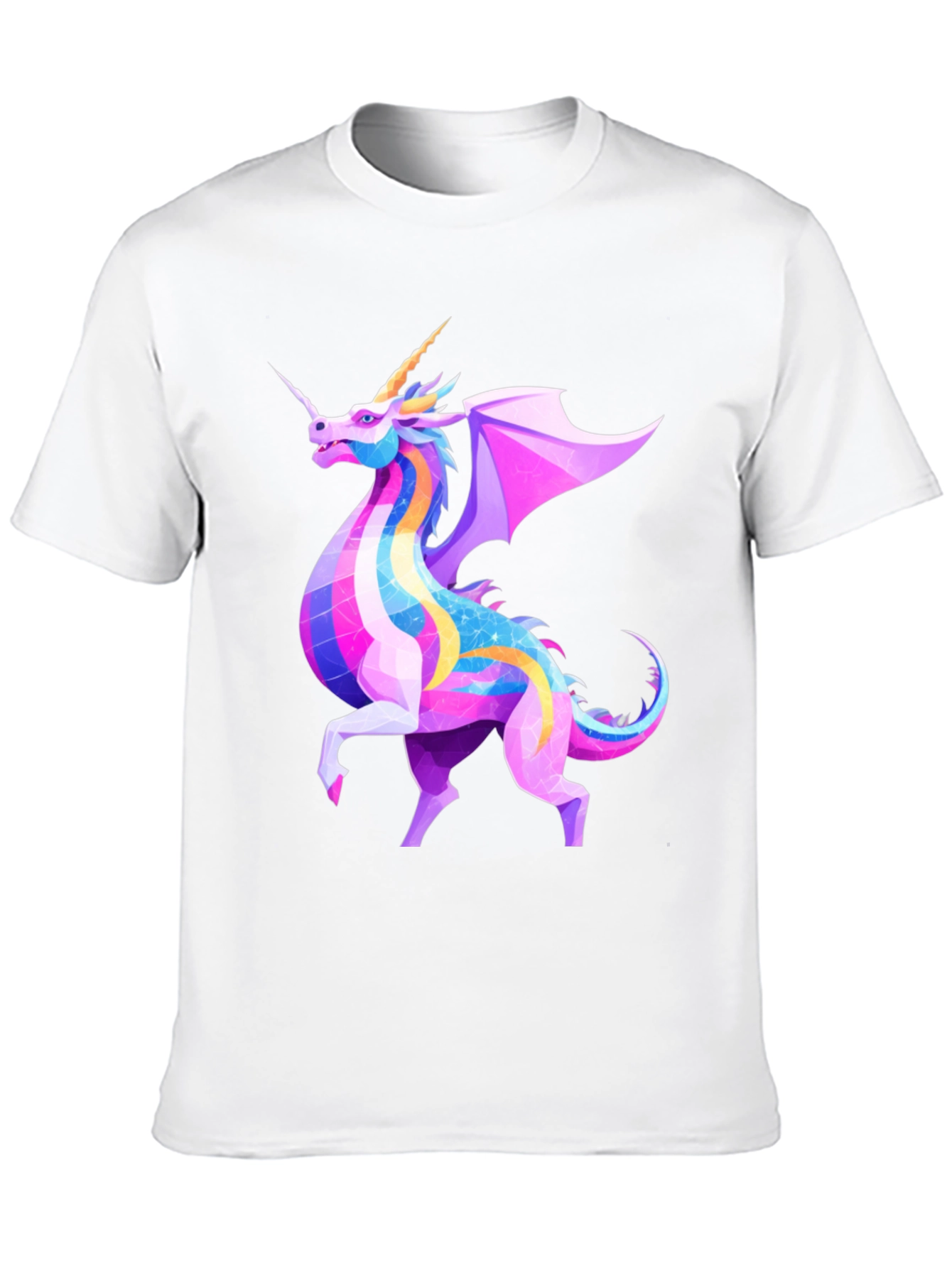 Fantasy Dragon Unicorn Graphic Tee