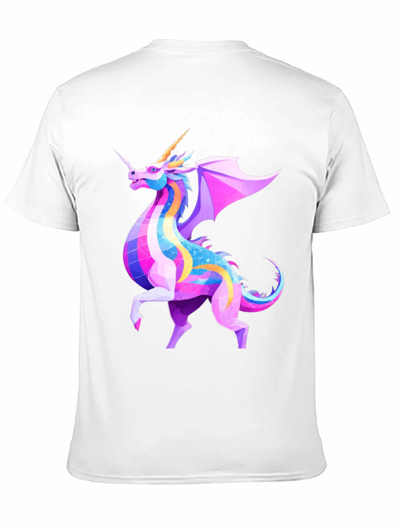 Fantasy Dragon Unicorn Graphic Tee