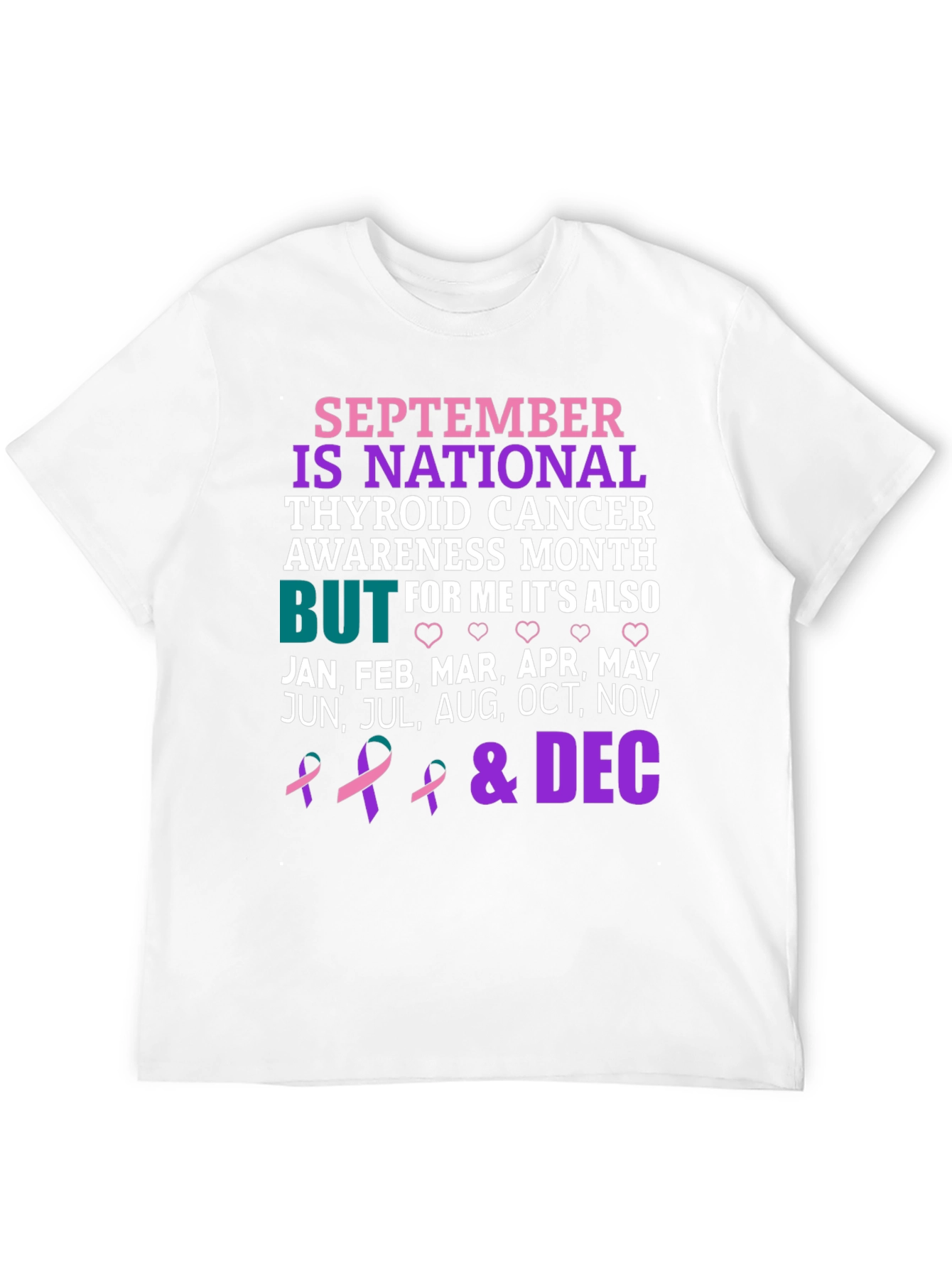 Thyroid Cancer Awareness Month T-Shirt