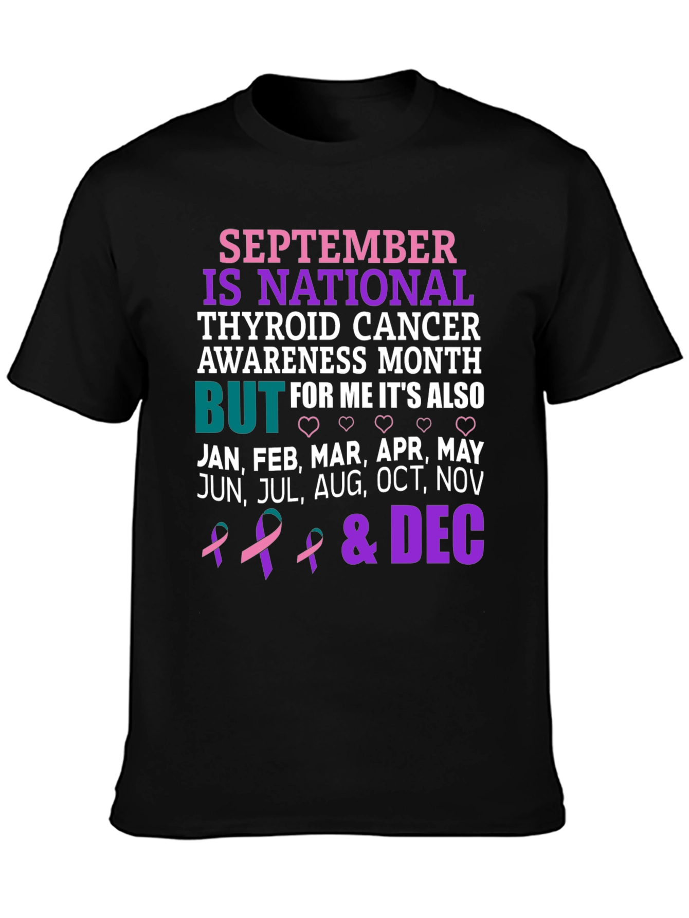 Thyroid Cancer Awareness Month T-Shirt