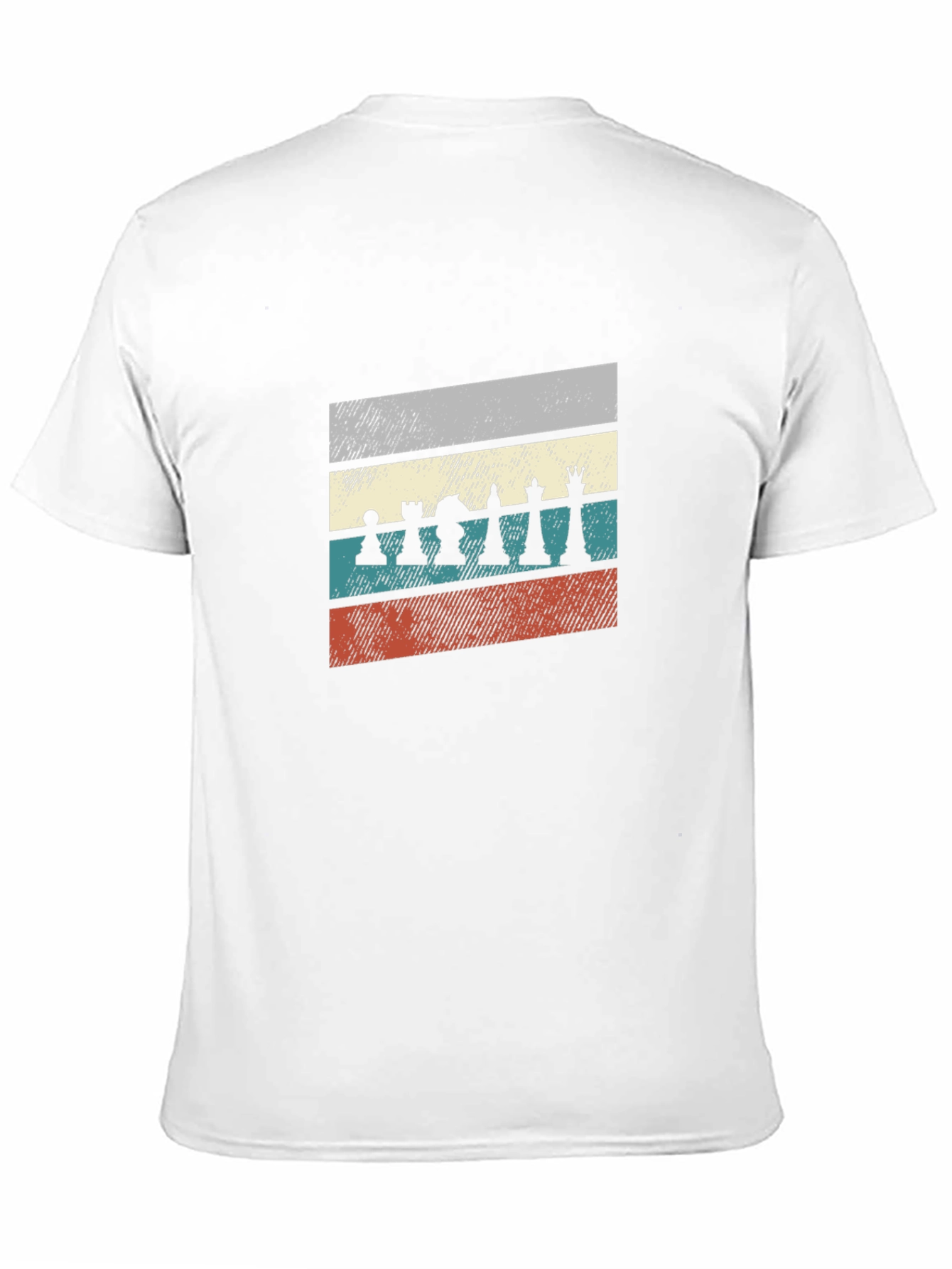 Retro Chess Piece Graphic T-Shirt
