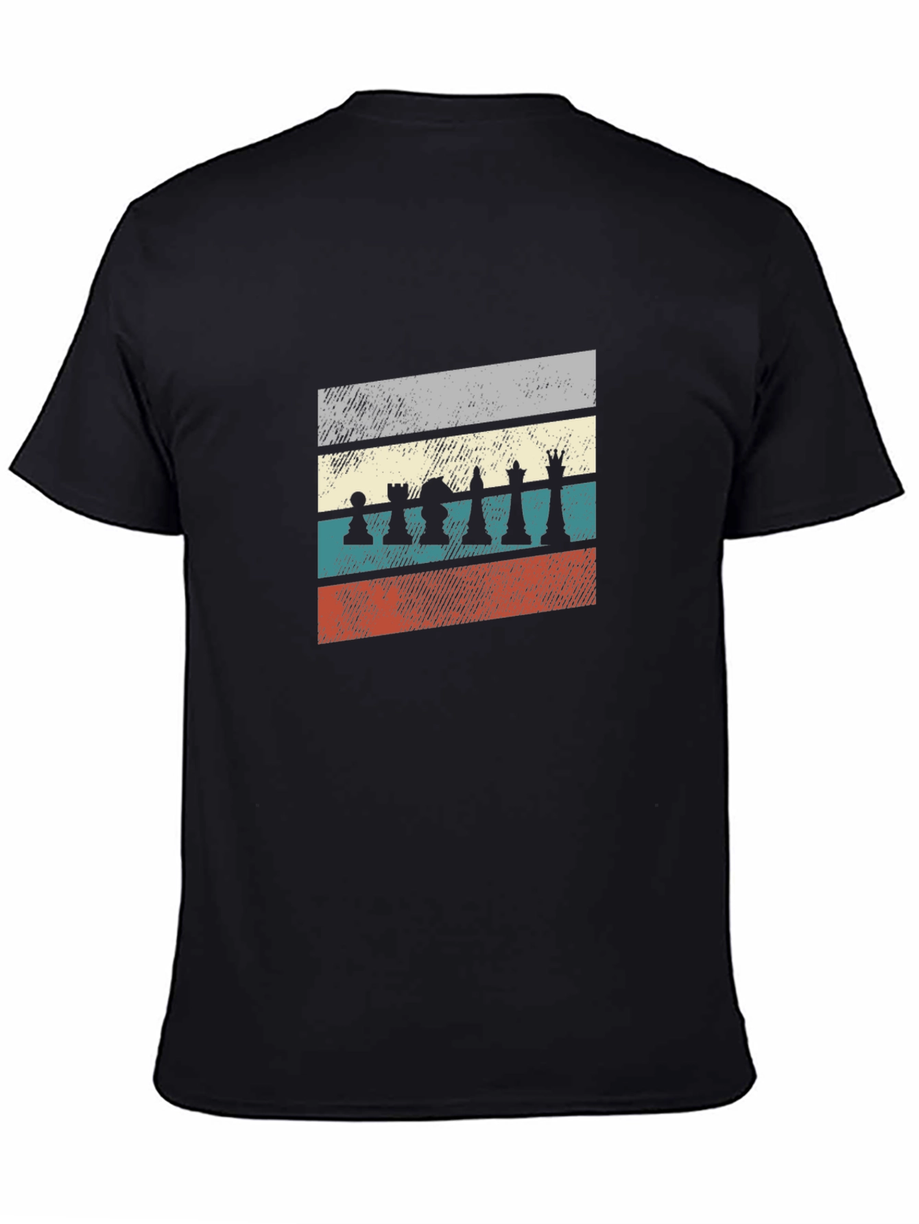 Retro Chess Piece Graphic T-Shirt