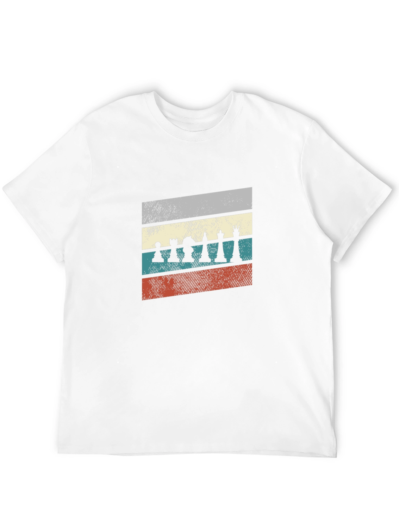 Retro Chess Piece Graphic T-Shirt