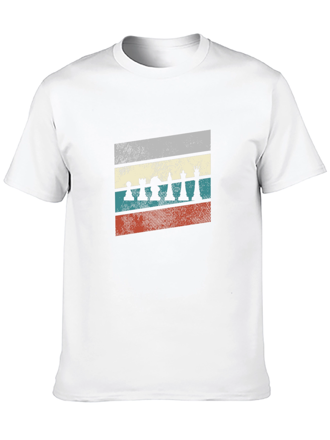 Retro Chess Piece Graphic T-Shirt
