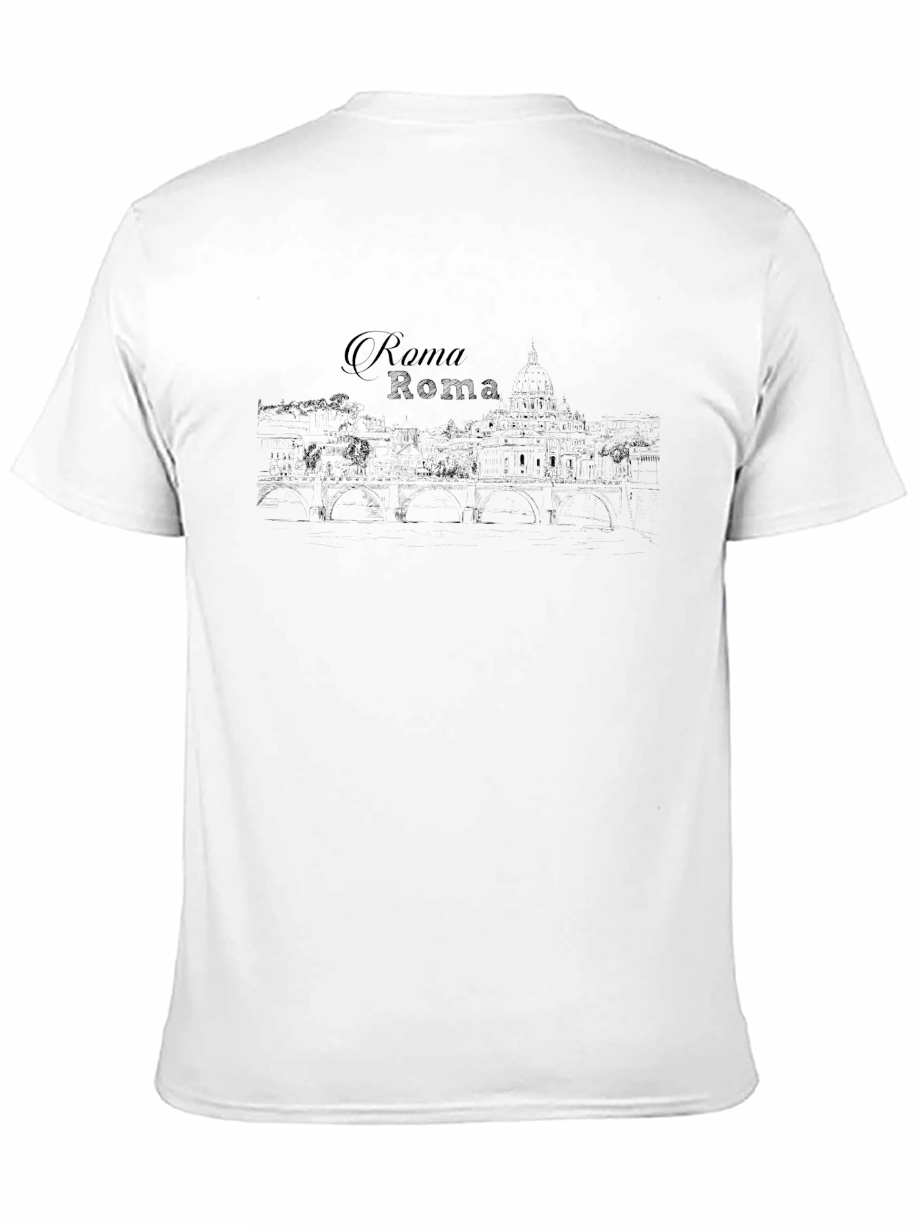 Roma Sketch T-Shirt - Classic City Souvenir