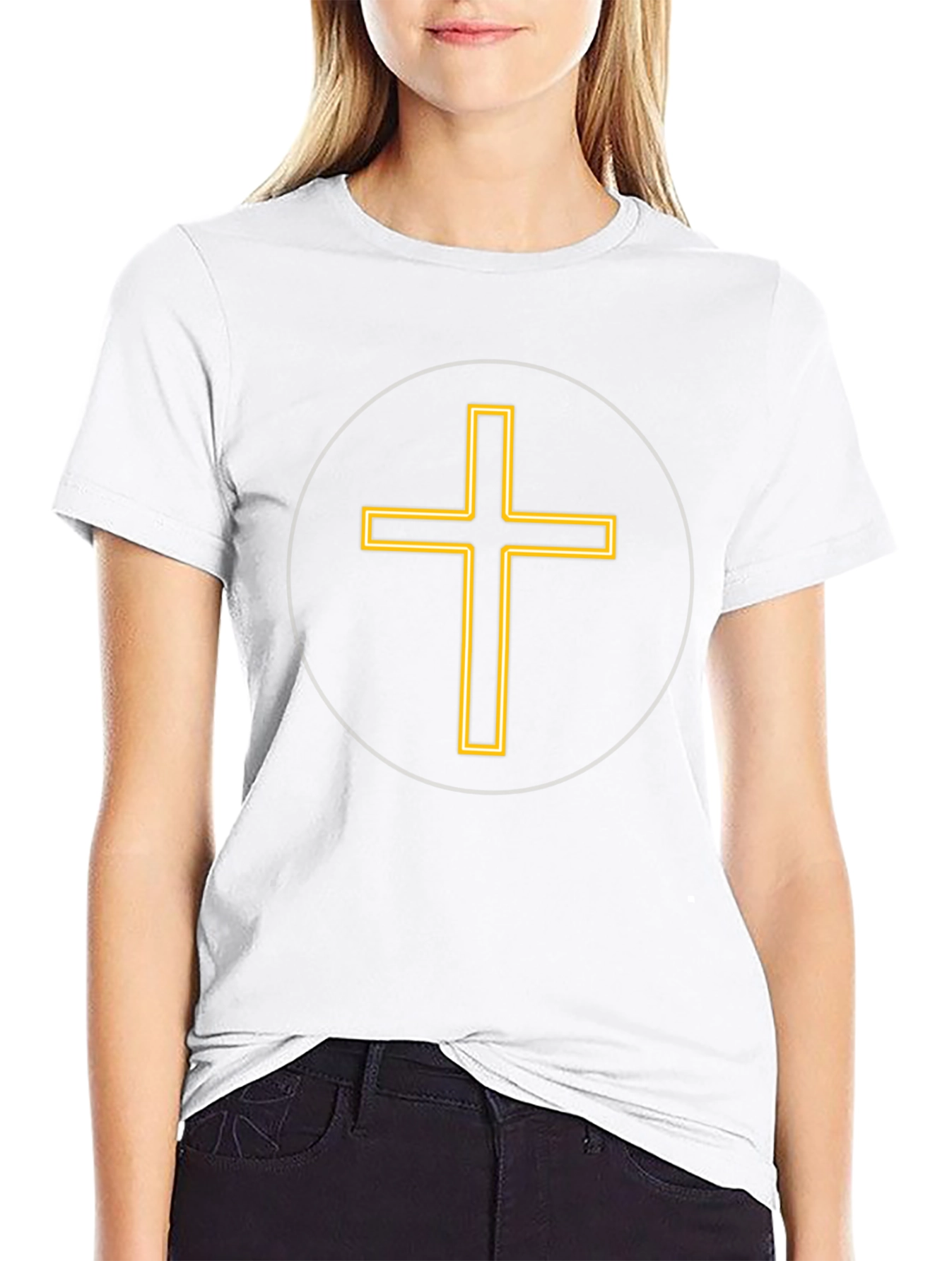 Classic Cross Graphic Tee - Black