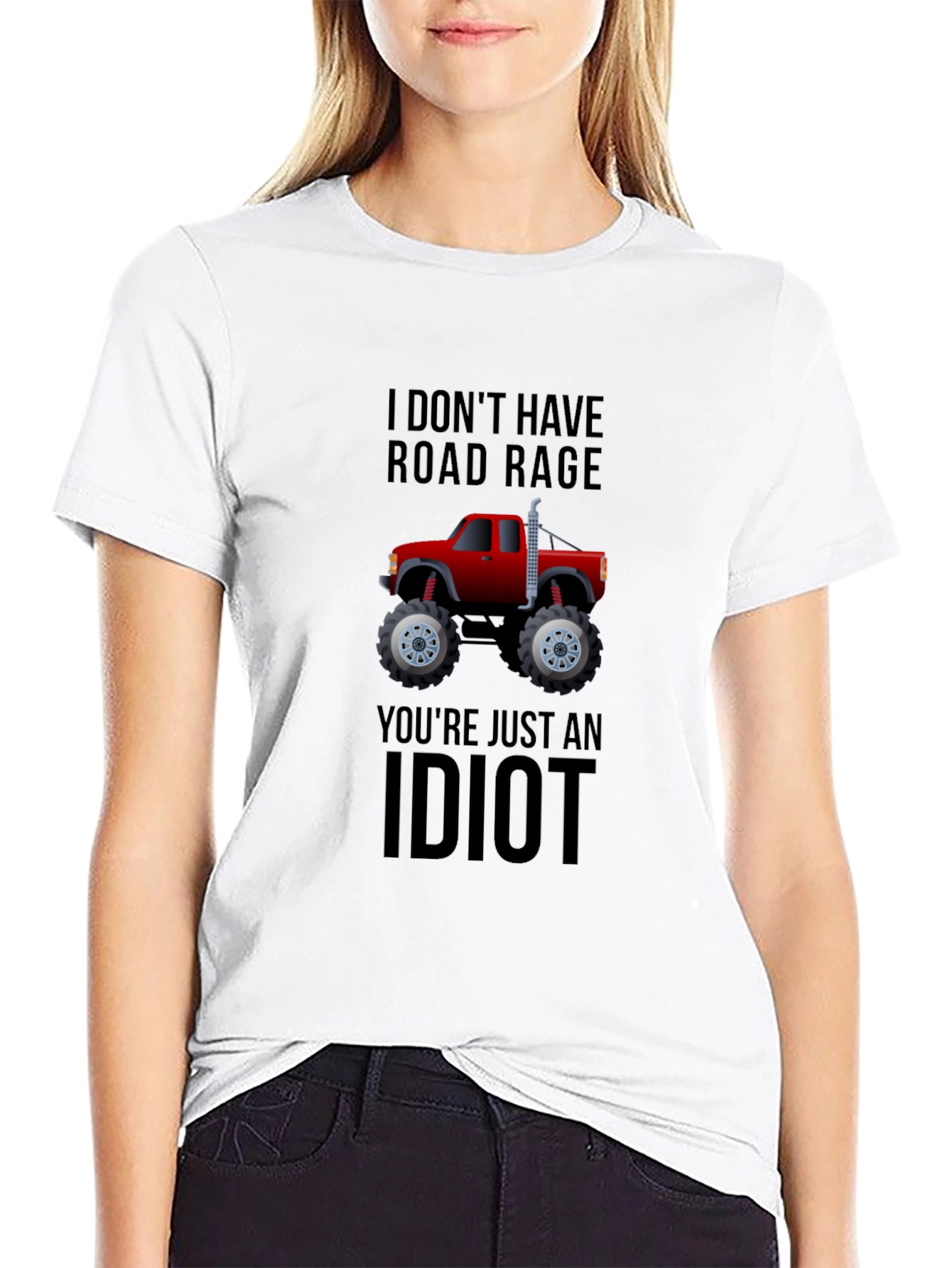 Road Rage Monster Truck T-Shirt - Funny Graphic Tee