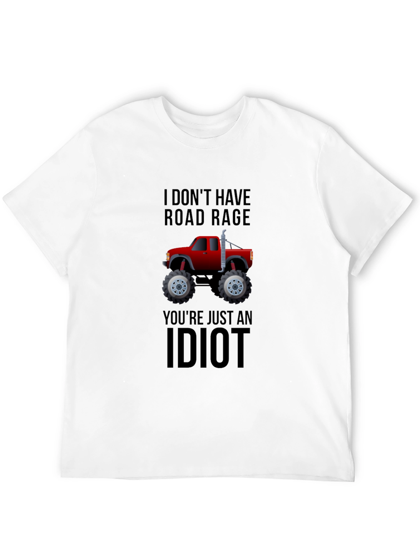 Road Rage Monster Truck T-Shirt - Funny Graphic Tee