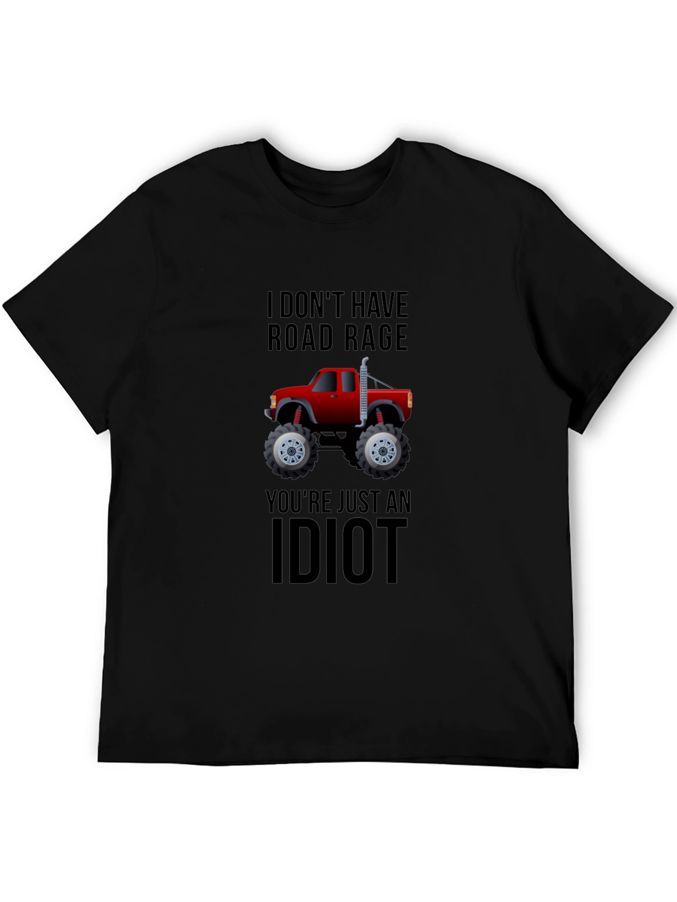Road Rage Monster Truck T-Shirt - Funny Graphic Tee