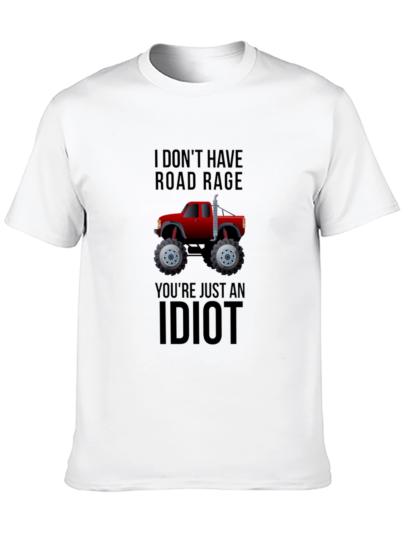 Road Rage Monster Truck T-Shirt - Funny Graphic Tee