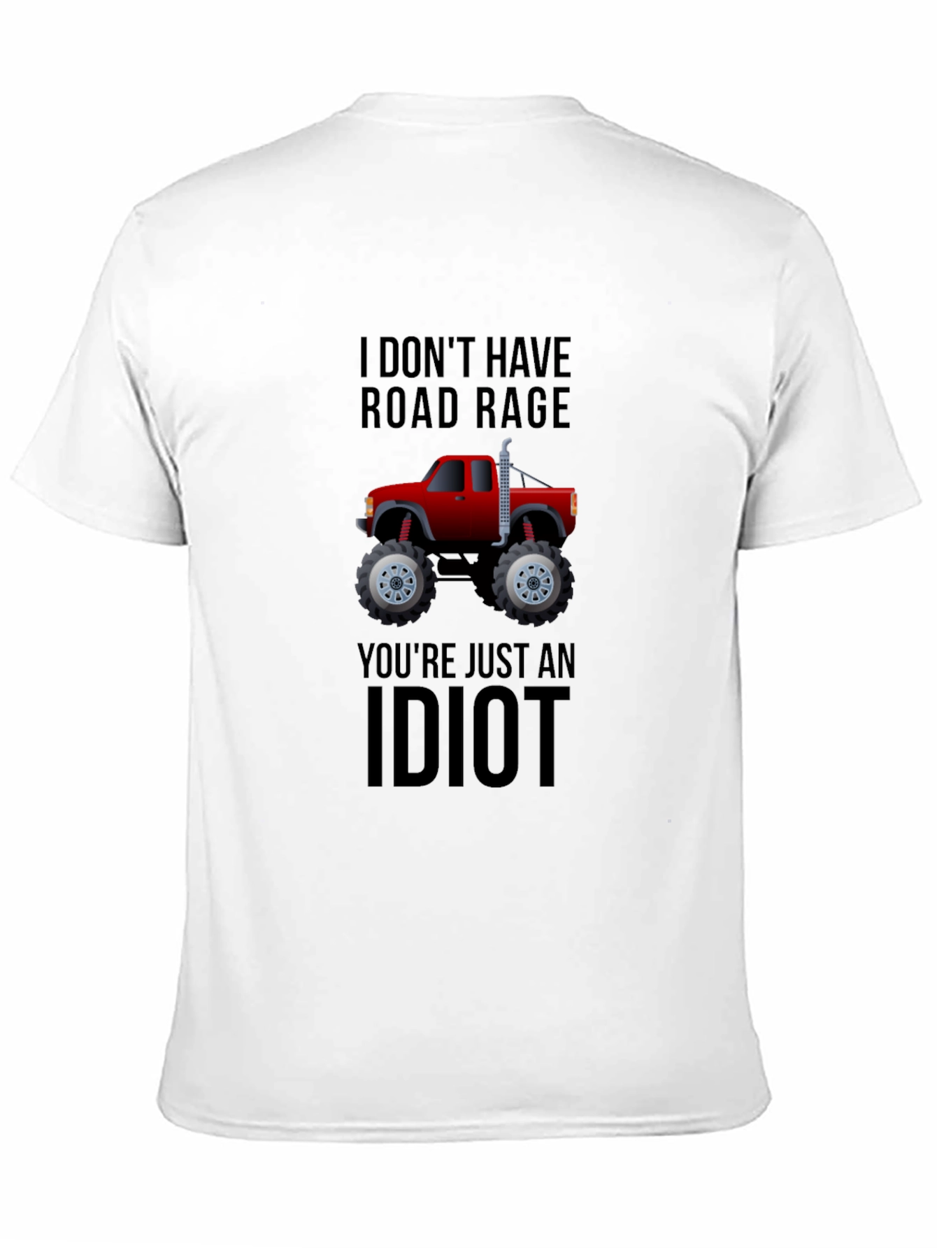 Road Rage Monster Truck T-Shirt - Funny Graphic Tee
