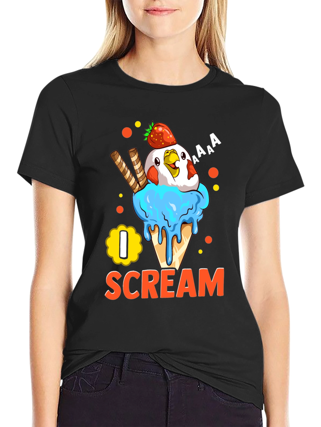 I Scream Cockatiel T-Shirt