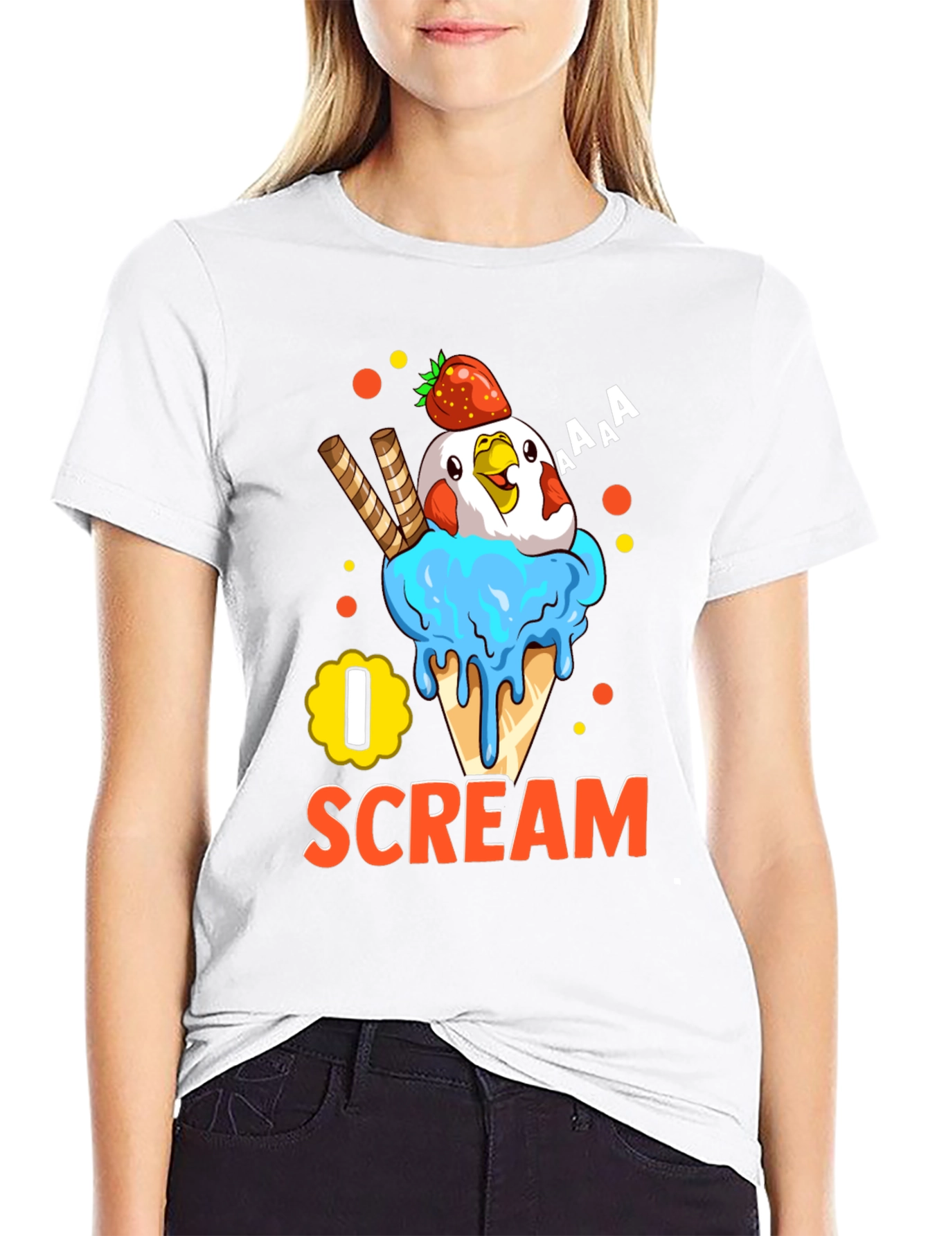 I Scream Cockatiel T-Shirt