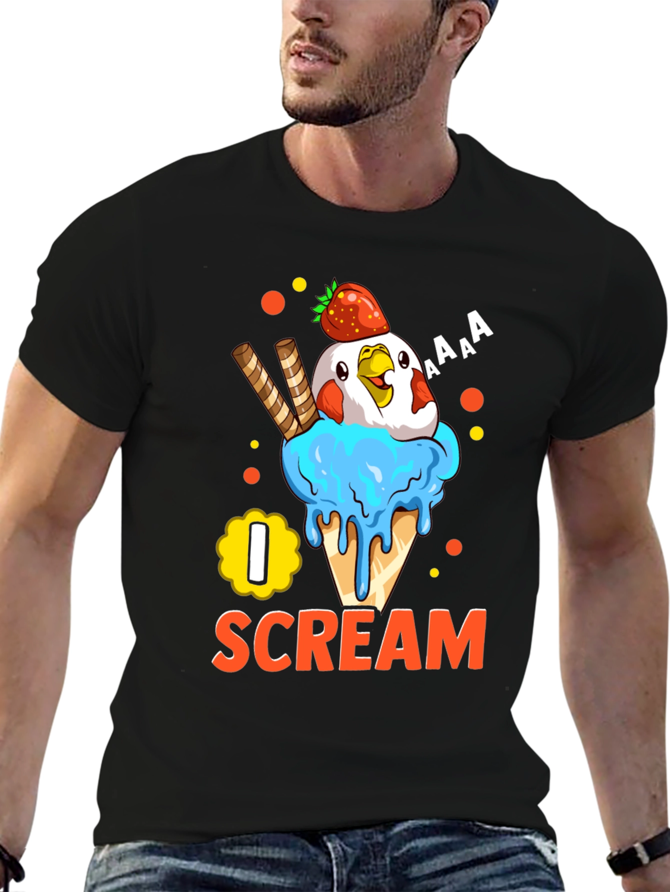I Scream Cockatiel T-Shirt