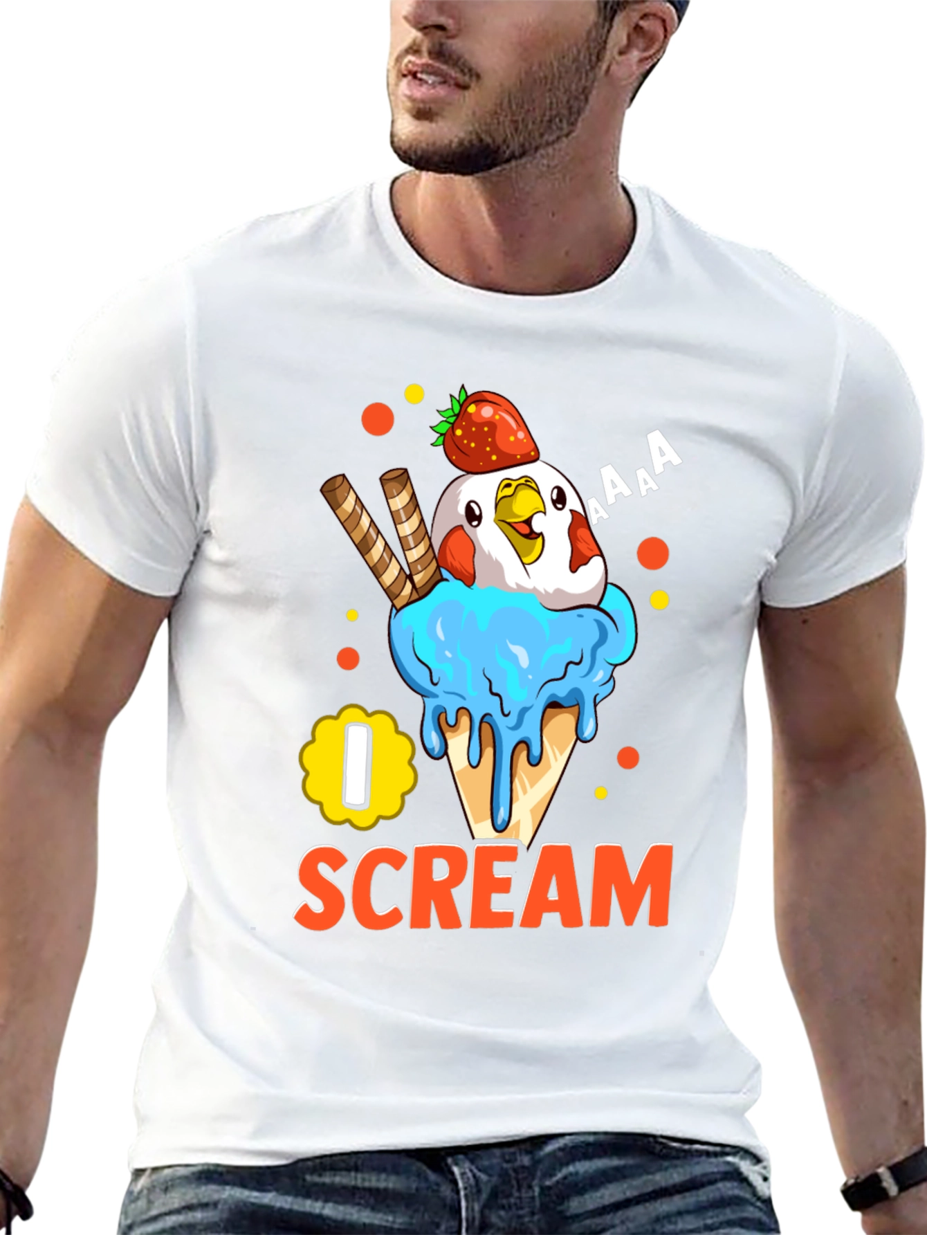 I Scream Cockatiel T-Shirt