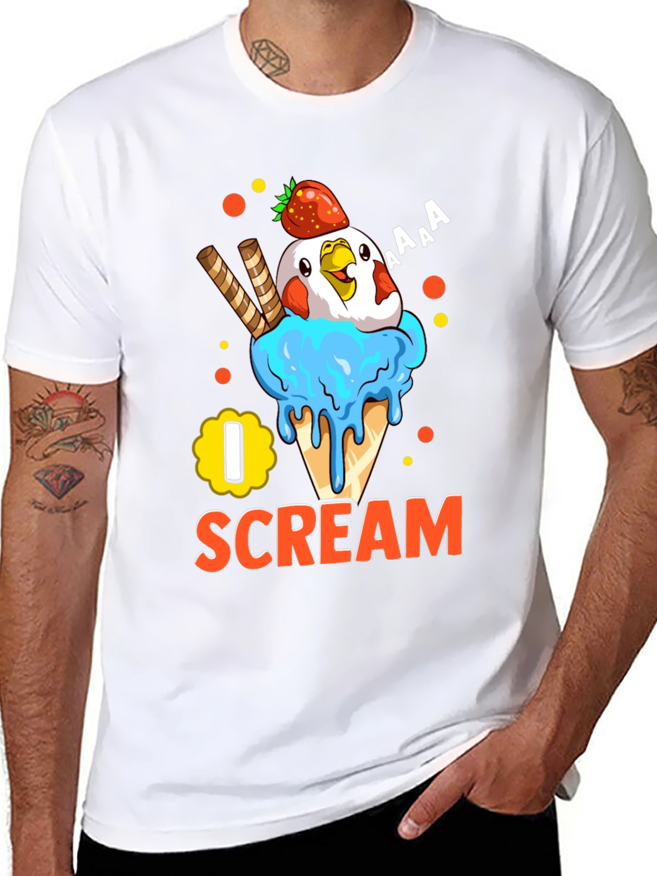 I Scream Cockatiel T-Shirt