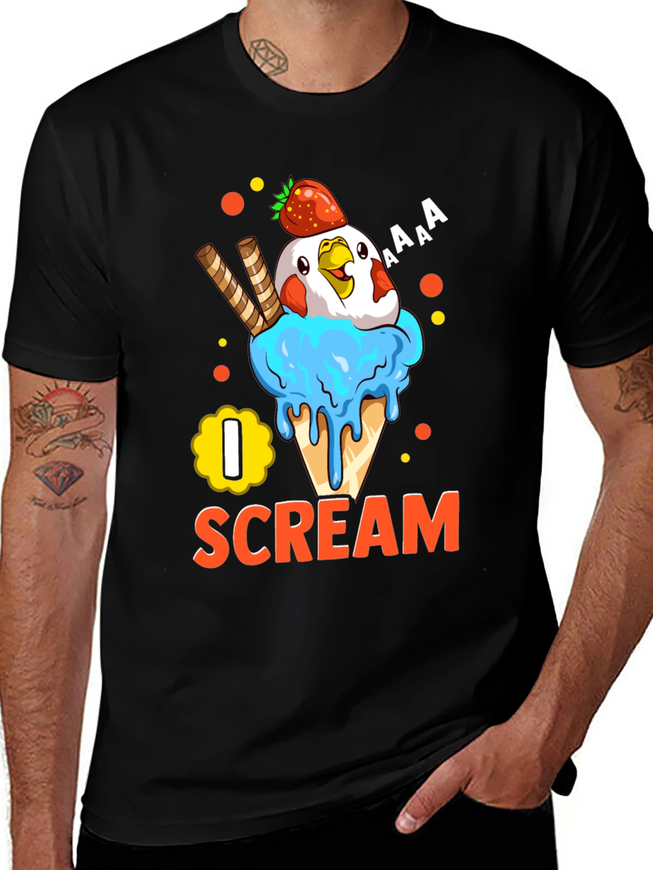 I Scream Cockatiel T-Shirt
