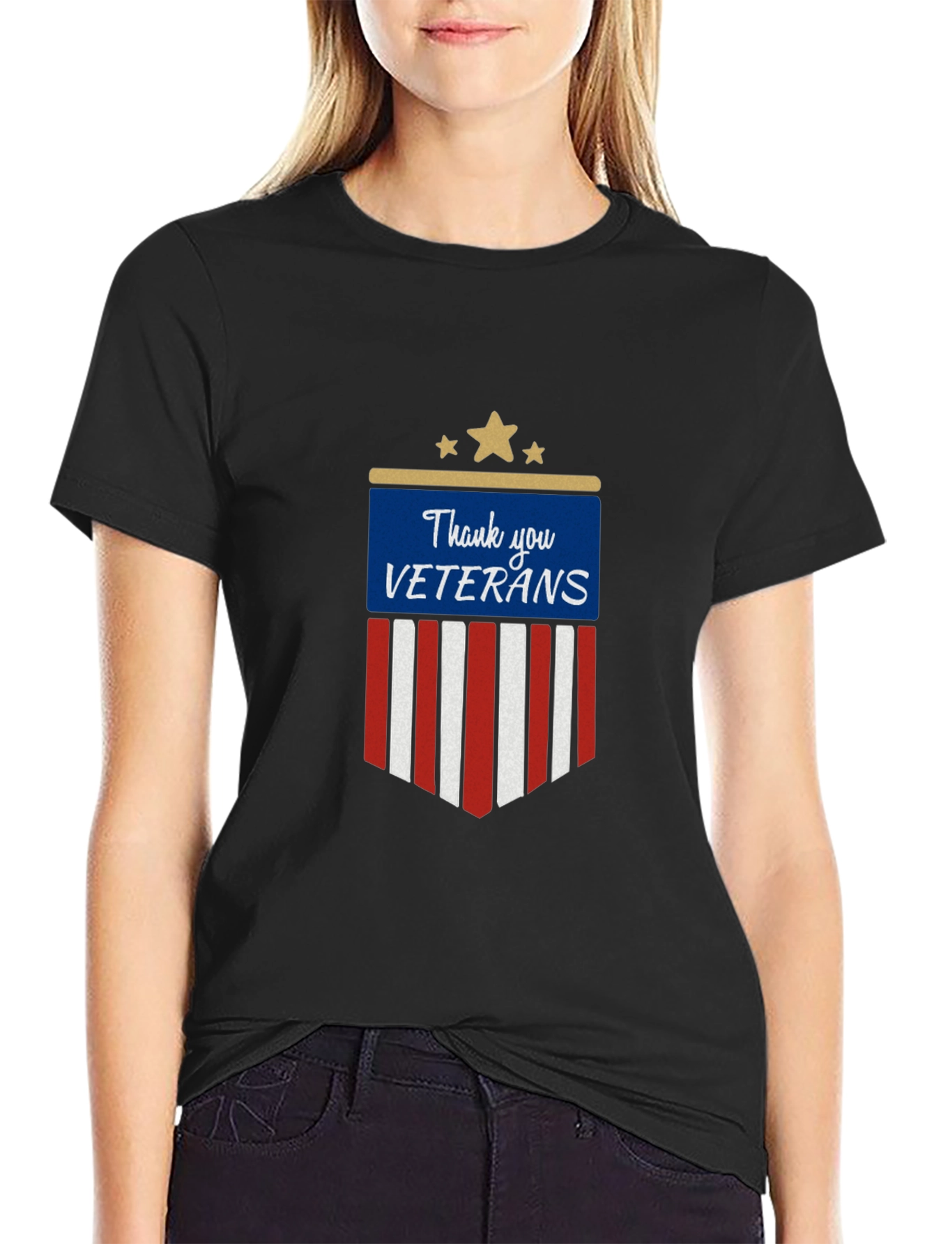 Thank You Veterans Graphic T-Shirt