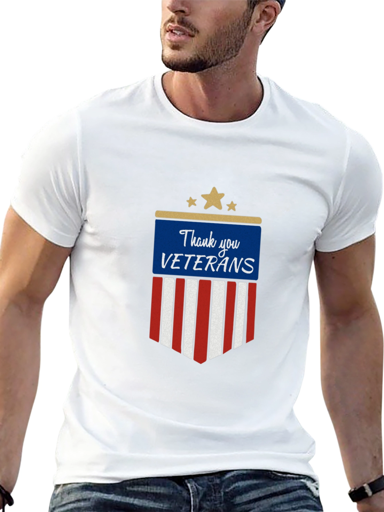 Thank You Veterans Graphic T-Shirt