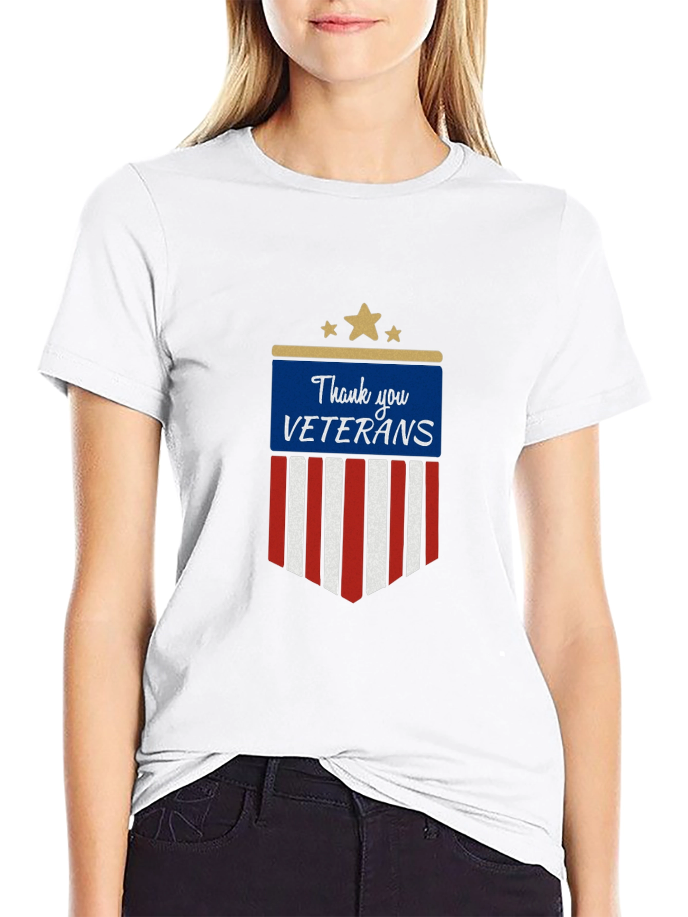 Thank You Veterans Graphic T-Shirt