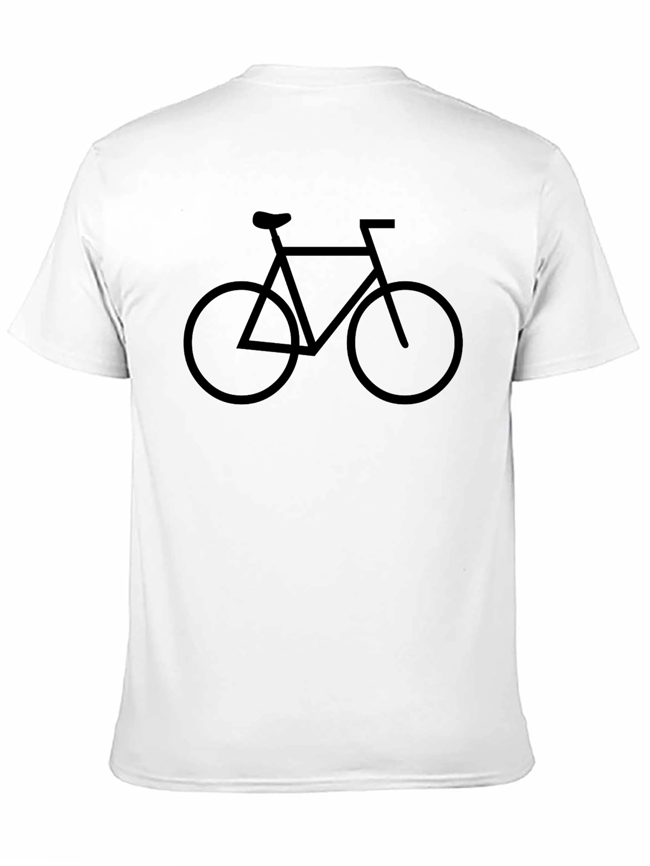 Mens Black Bicycle Graphic T-Shirt